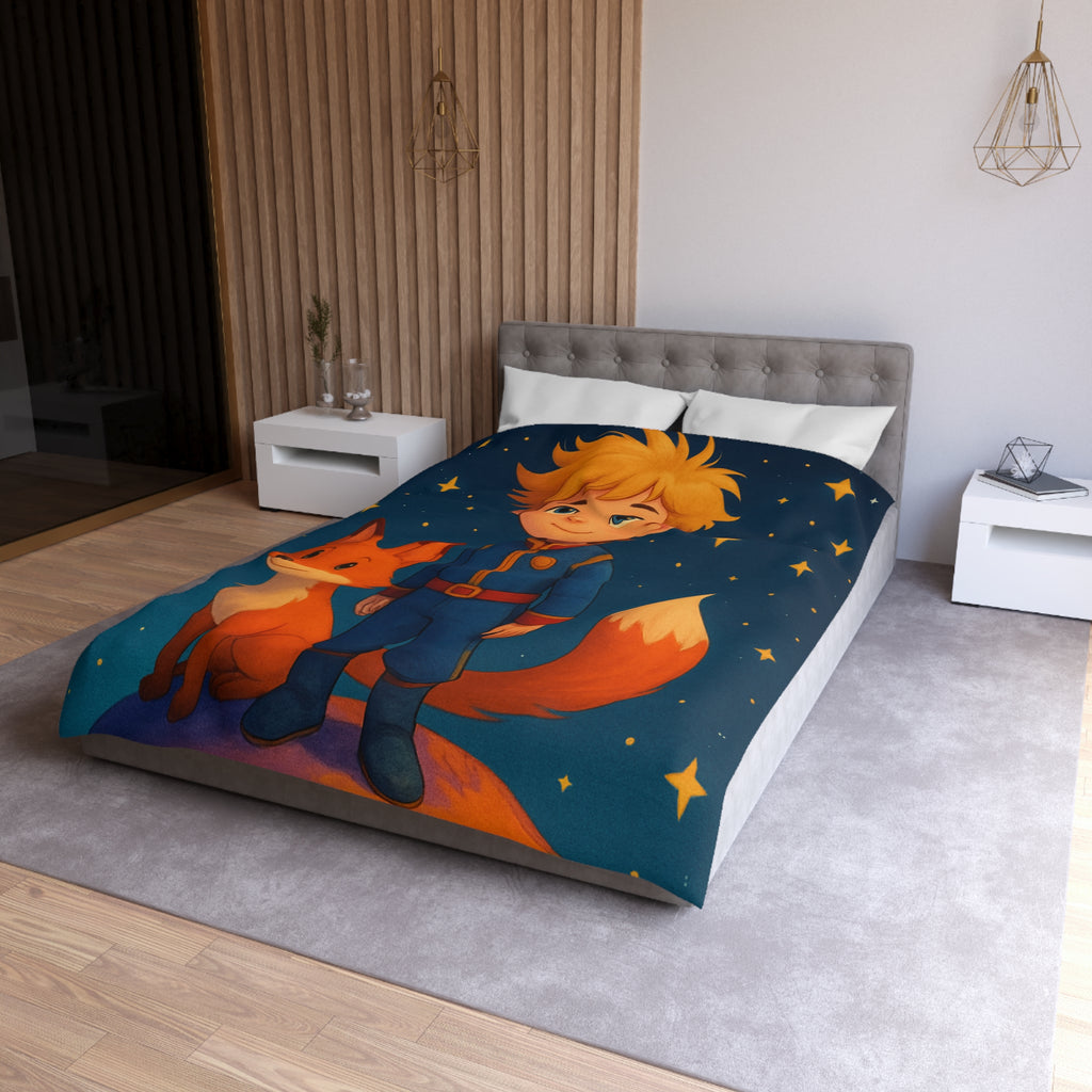 Housse de Couette Microfibre Design Artistique Moderne Décoration Chambre Confort Premium