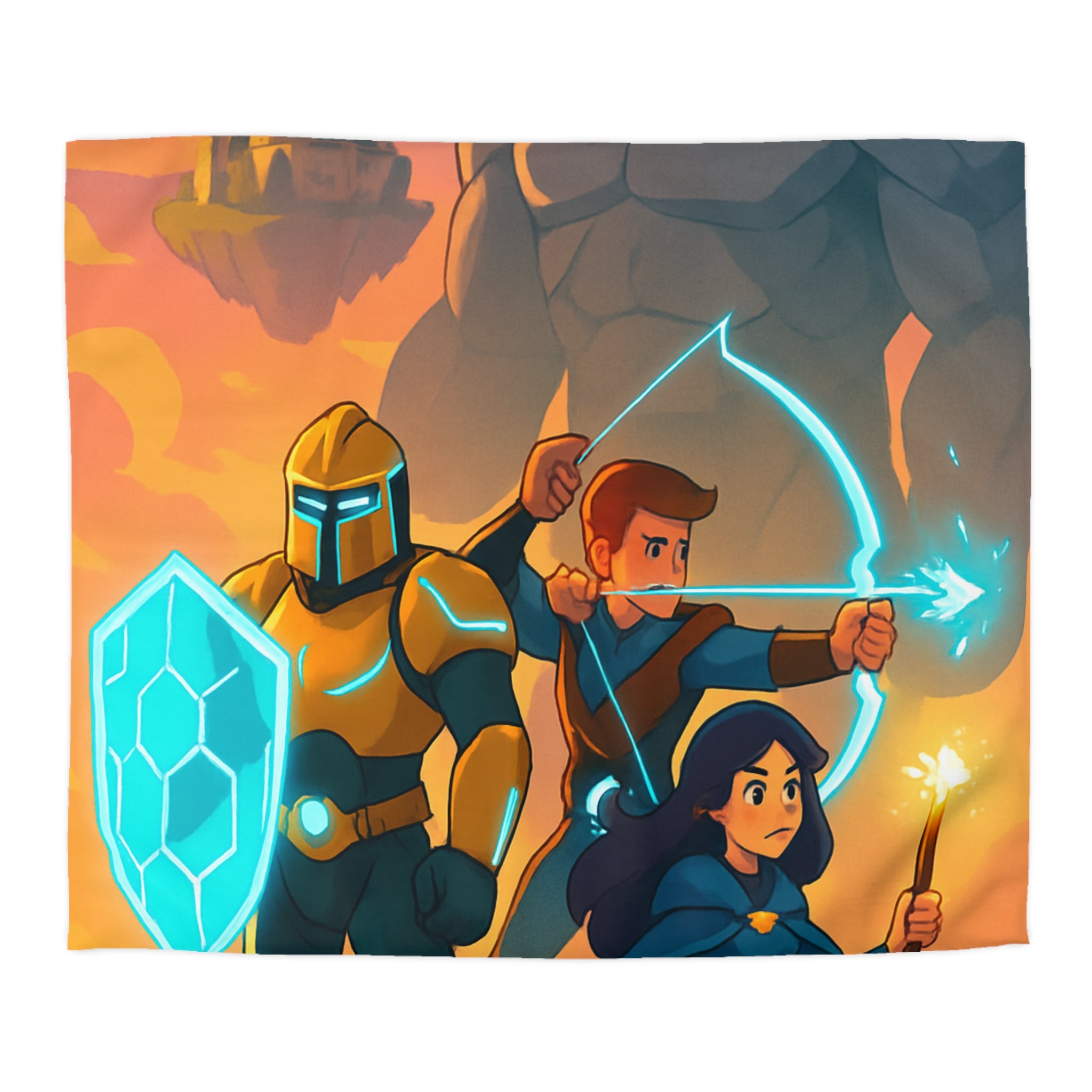 Housse de Couette Microfibre Illustration Unique Design Moderne Décoration Intérieure Raffinée