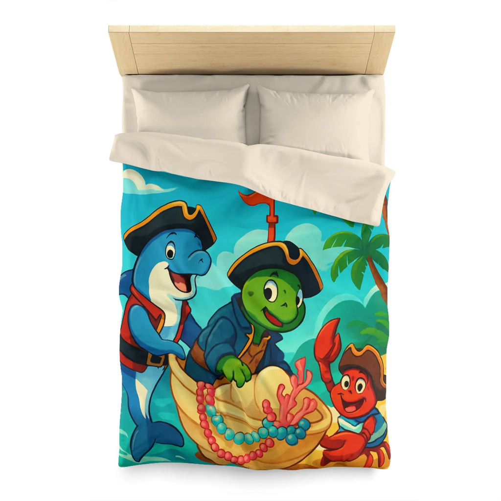 Ensemble pirate océanique pour chambre enfant avec animaux marins en costumes colorés