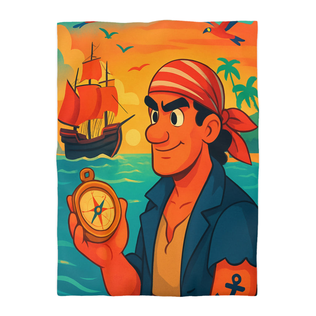 Housse de Couette Microfibre Illustration Unique Design Moderne Décoration Intérieure Raffinée