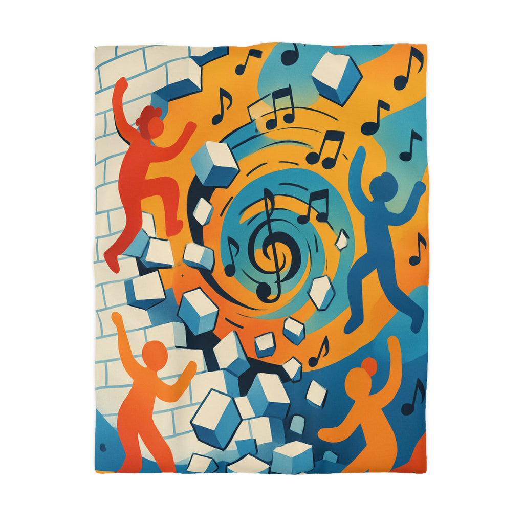 Housse de Couette Microfibre Création Artistique Moderne Design Exclusif Décoration Chambre