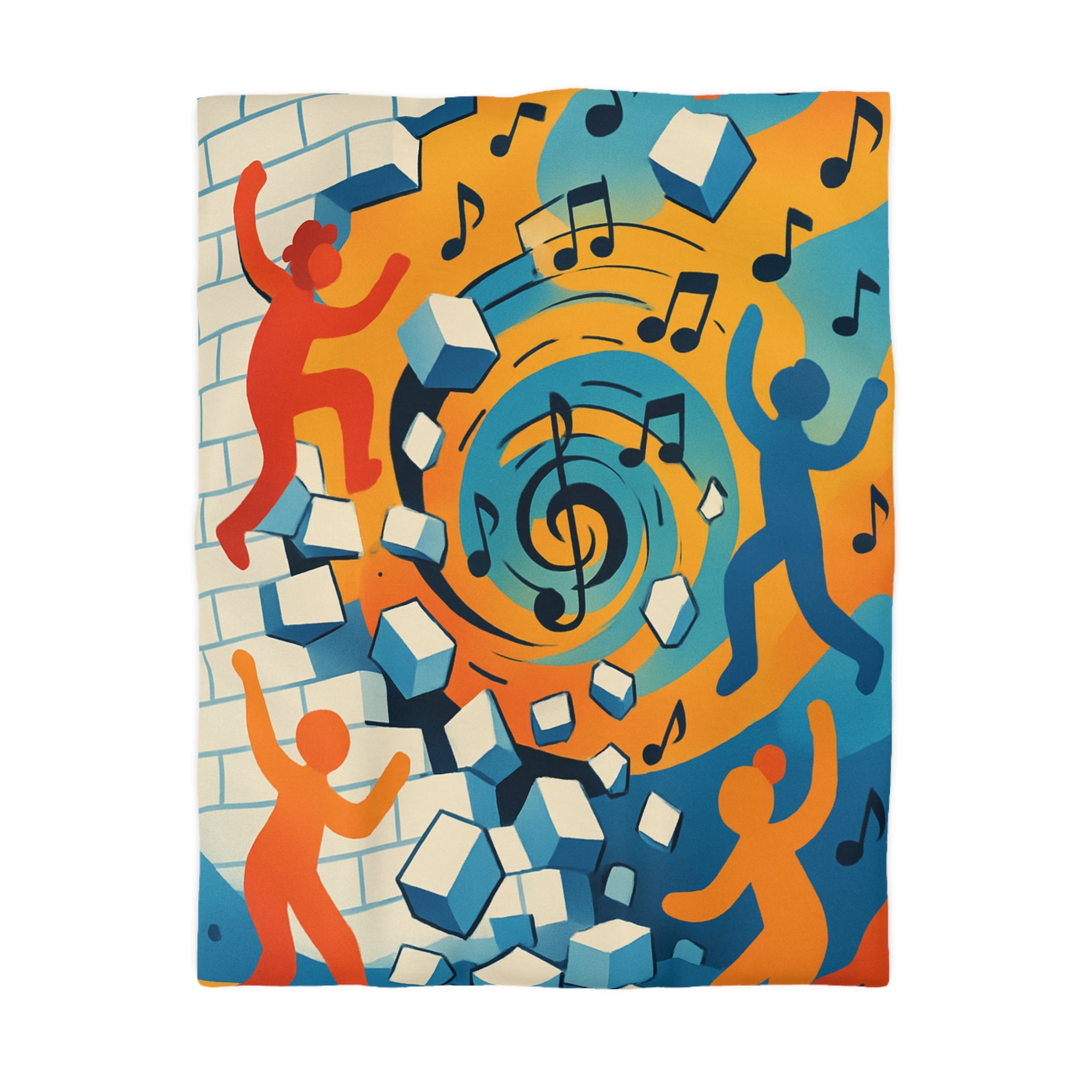 Housse de Couette Microfibre Création Artistique Moderne Design Exclusif Décoration Chambre