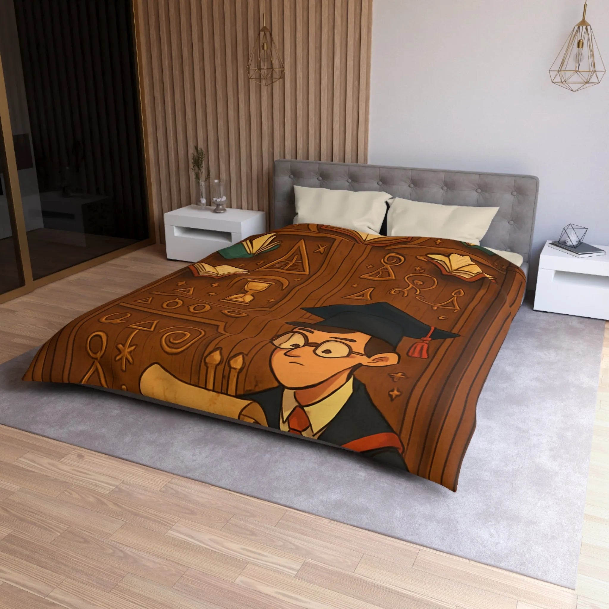 Housse de Couette Microfibre Création Artistique Moderne Design Exclusif Décoration Chambre