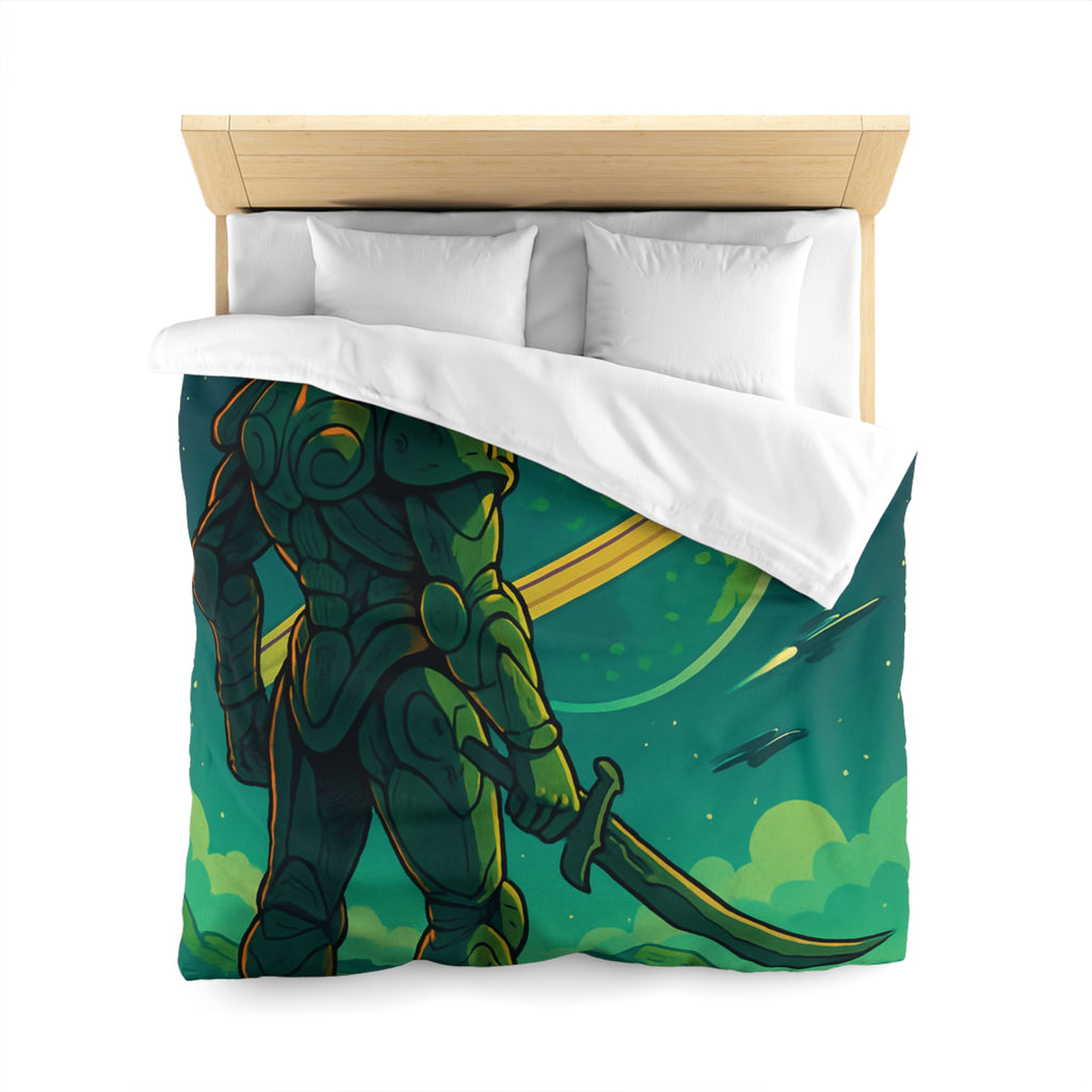 Housse de Couette Microfibre Design Artistique Moderne Décoration Chambre Confort Premium