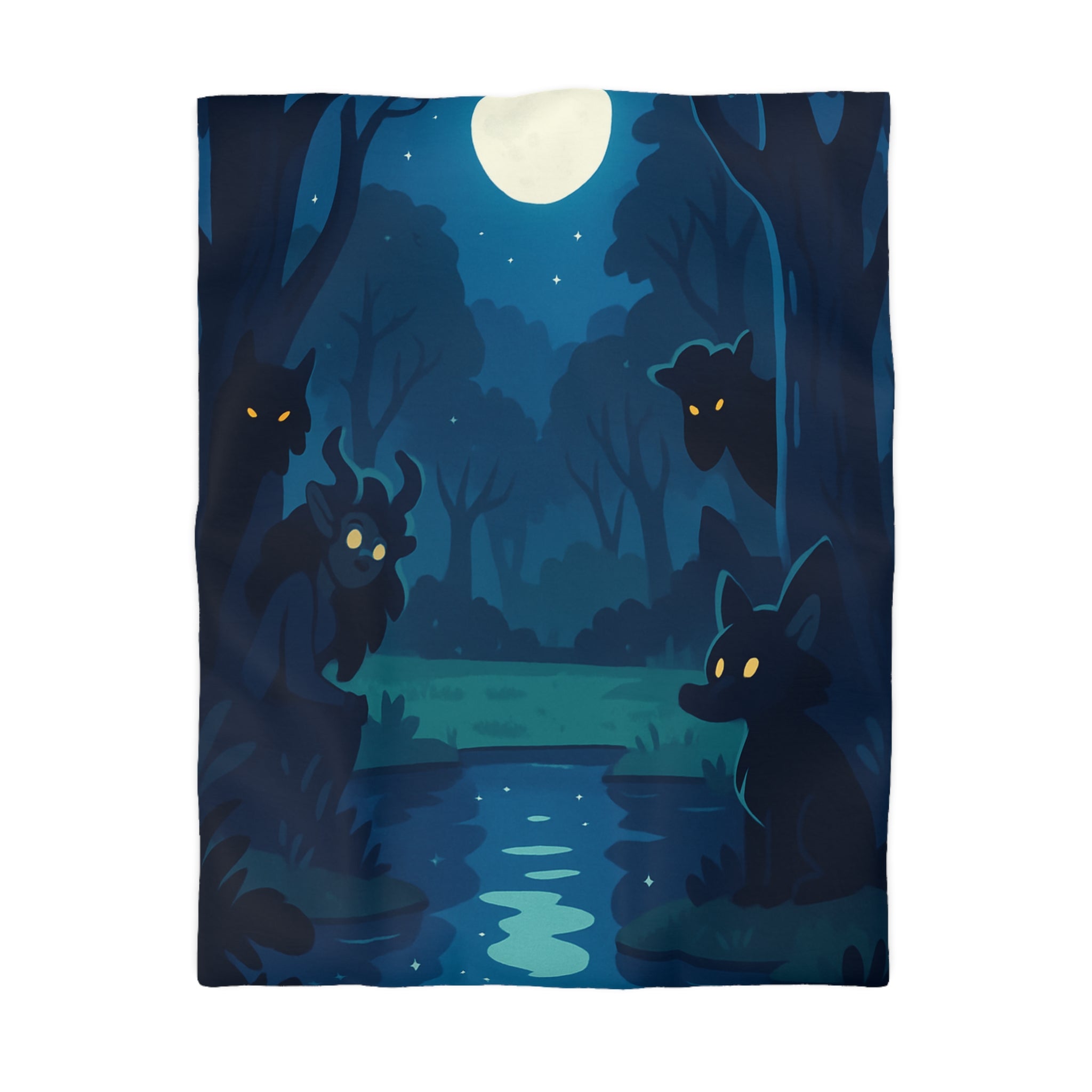 Housse de Couette Microfibre Illustration Unique Design Moderne Décoration Intérieure Raffinée