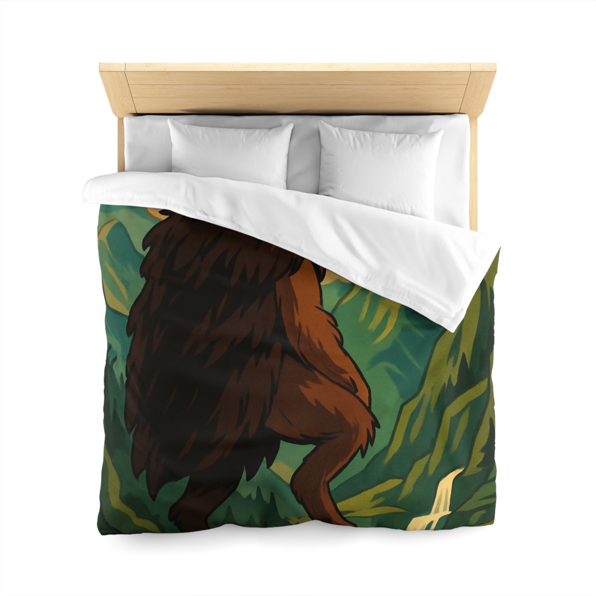 Housse de Couette Microfibre Design Artistique Moderne Décoration Chambre Confort Premium