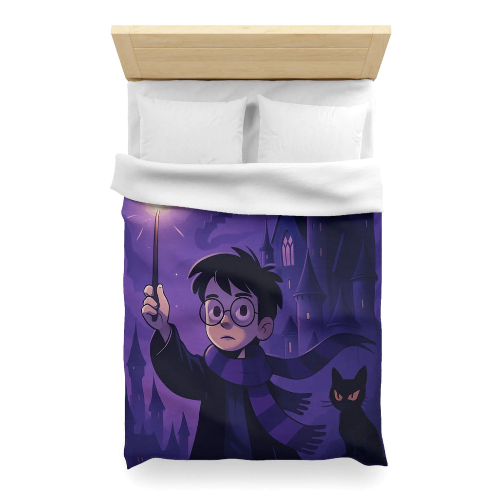 Housse de Couette Microfibre Art Graphique Contemporain Style Décoratif Chambre Tendance