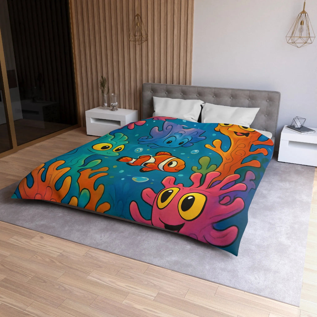 Explorez un Récif Abondant avec Poissons Sourire pour Chambre Enfant Enchantée