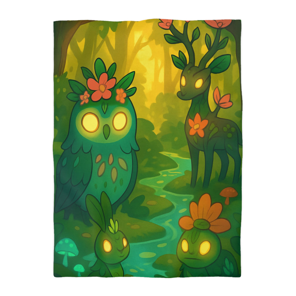 Housse de Couette Microfibre Illustration Unique Design Moderne Décoration Intérieure Raffinée