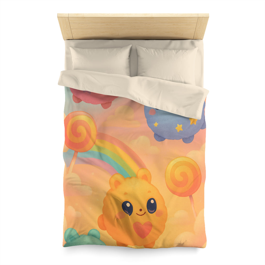 Housse de Couette Microfibre Design Artistique Moderne Décoration Chambre Confort Premium