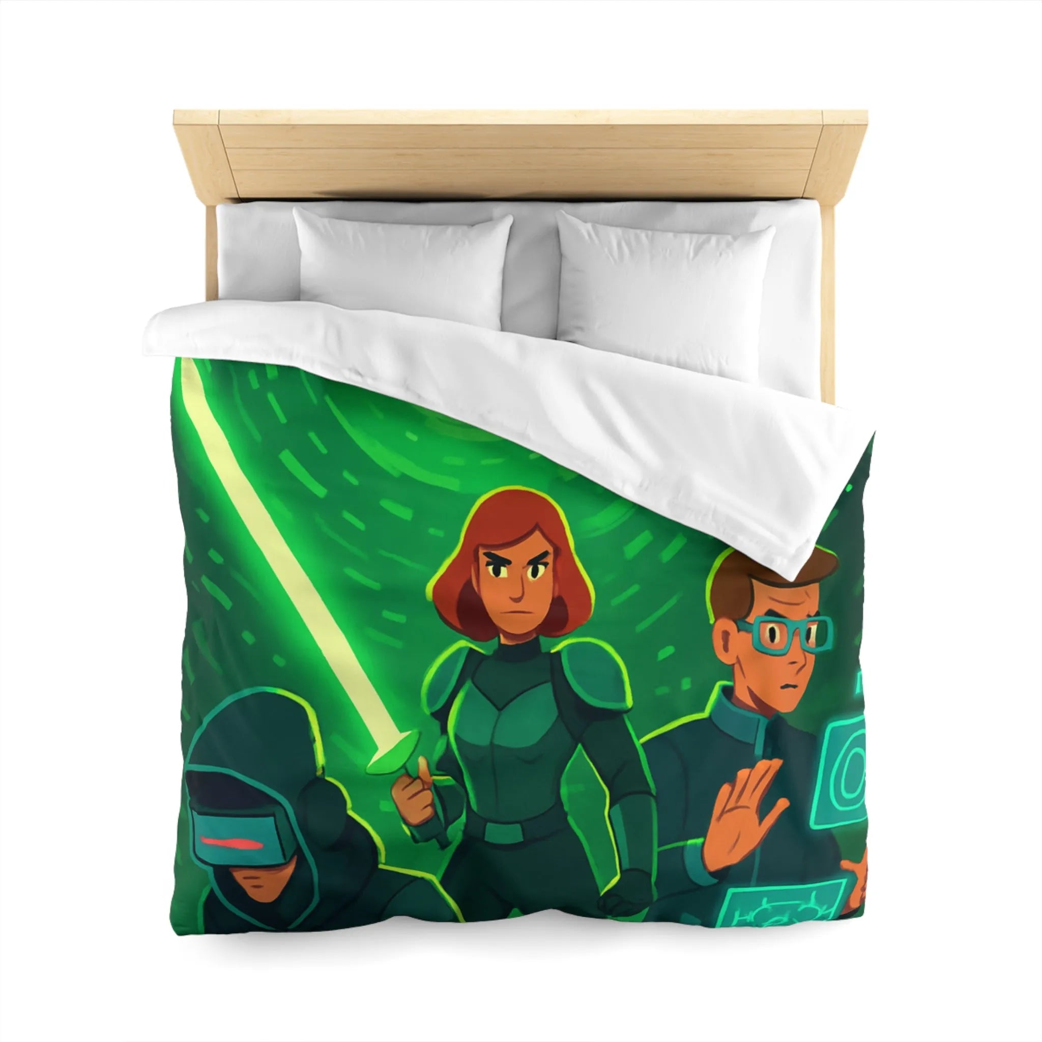 Housse de Couette Microfibre Création Artistique Moderne Design Exclusif Décoration Chambre