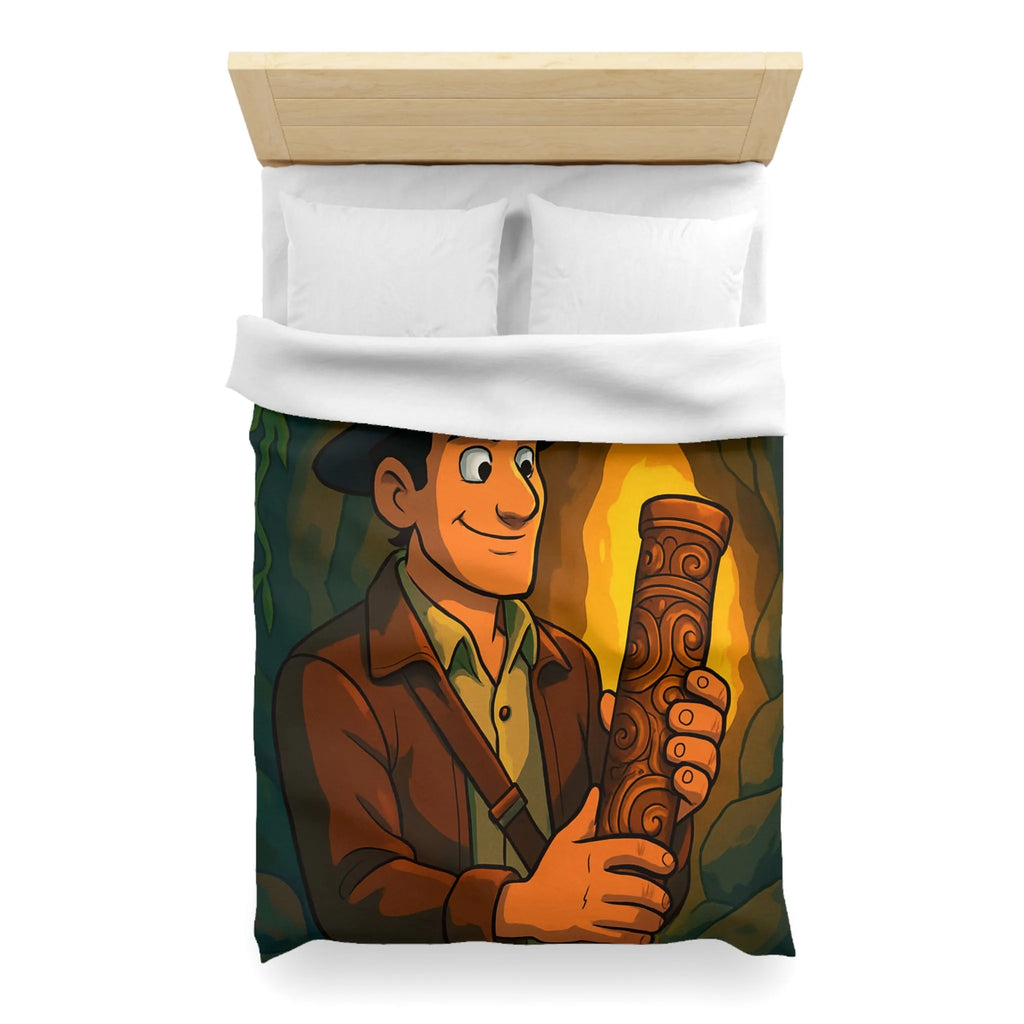 Housse de Couette Microfibre Art Graphique Contemporain Style Décoratif Chambre Tendance