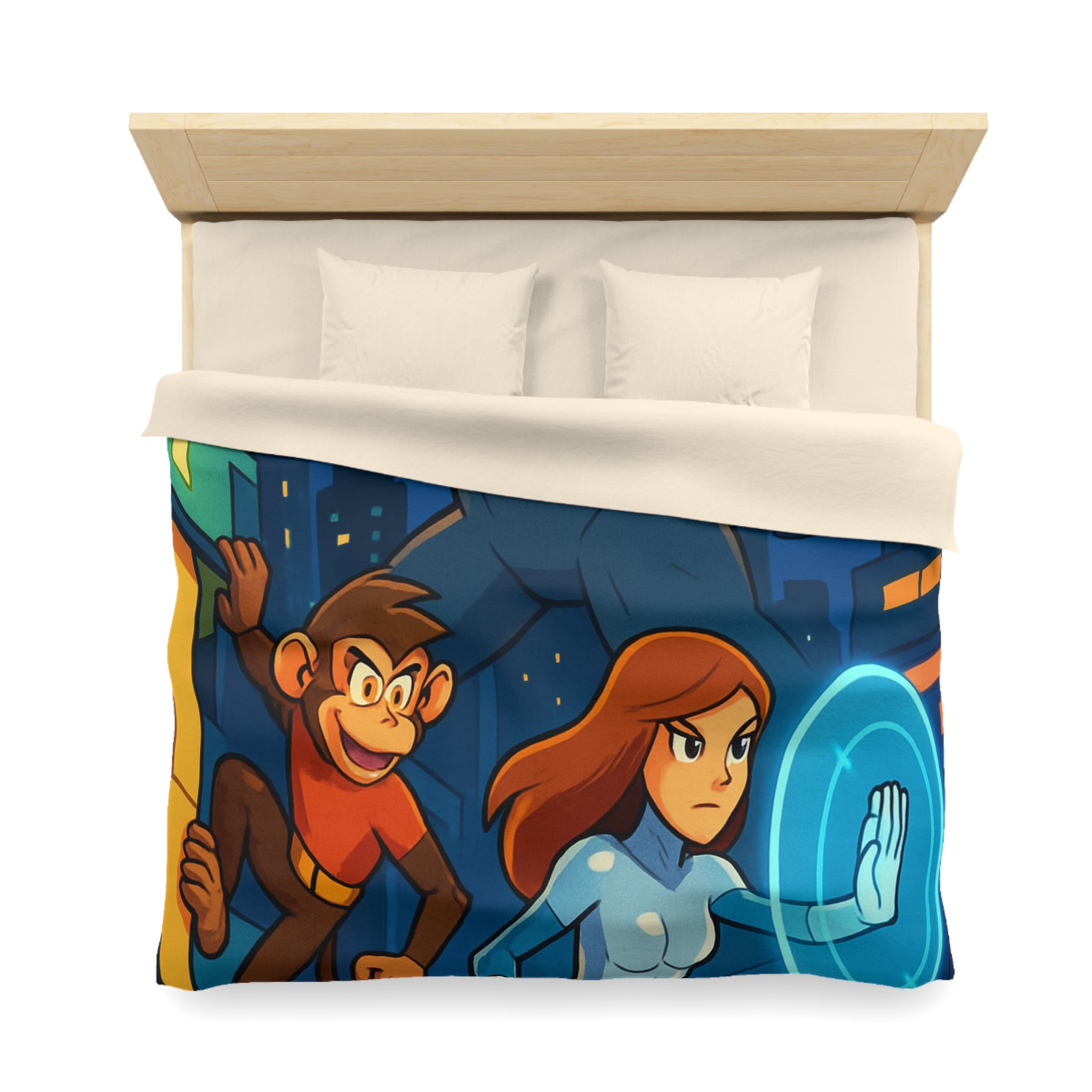 Housse de Couette Microfibre Création Artistique Moderne Design Exclusif Décoration Chambre