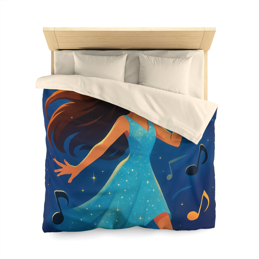 Housse de Couette Microfibre Art Graphique Contemporain Style Décoratif Chambre Tendance