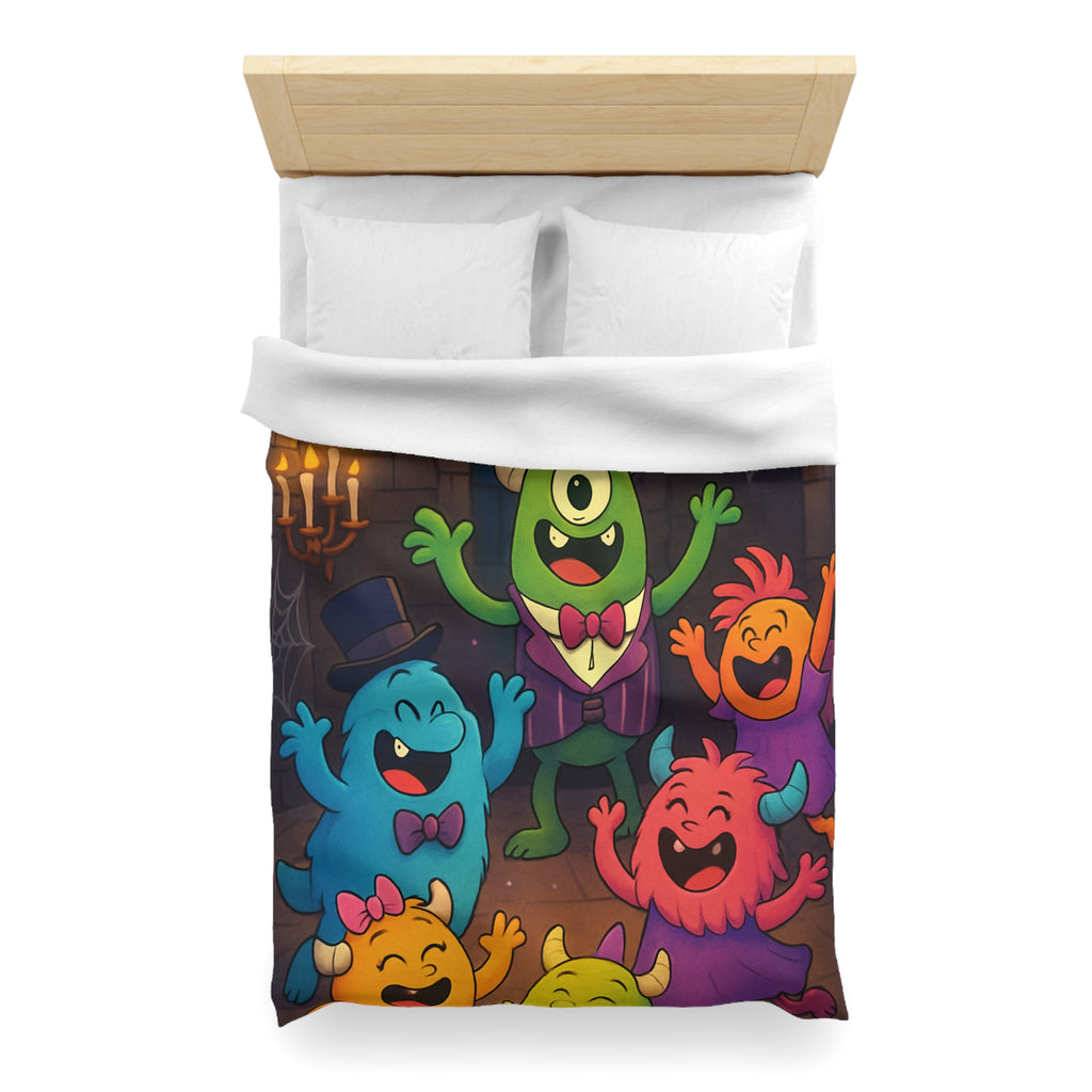 Housse de Couette Microfibre Design Artistique Moderne Décoration Chambre Confort Premium