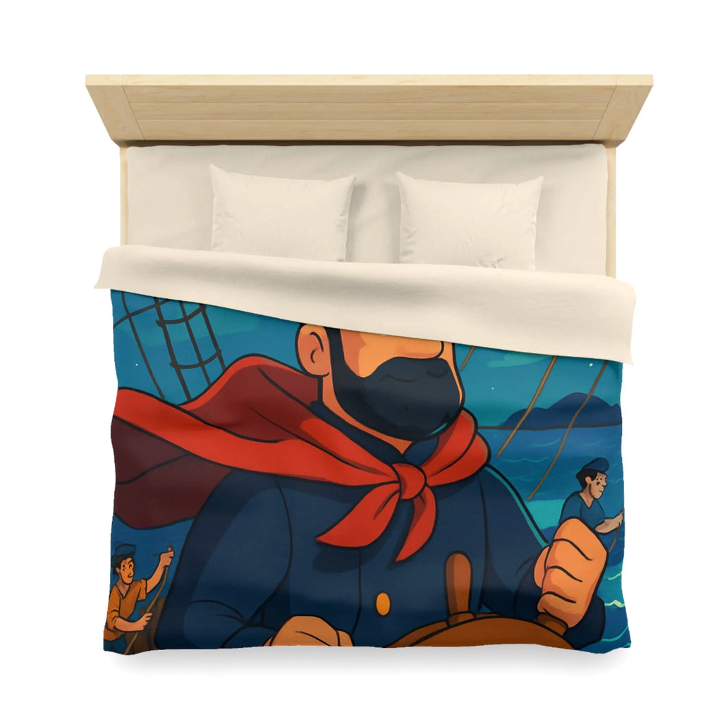 Housse de Couette Microfibre Art Graphique Contemporain Style Décoratif Chambre Tendance