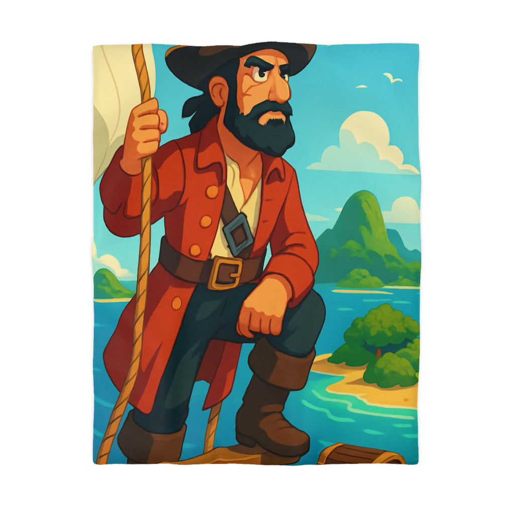 Housse de Couette Microfibre Illustration Unique Design Moderne Décoration Intérieure Raffinée