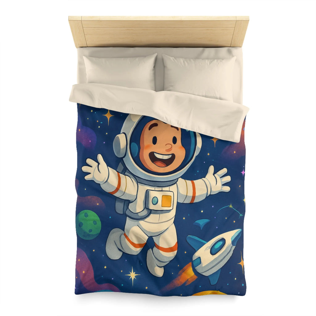 Housse de Couette Astronaute Enfantine : Voyage Interstellaire au Cœur du Cosmos