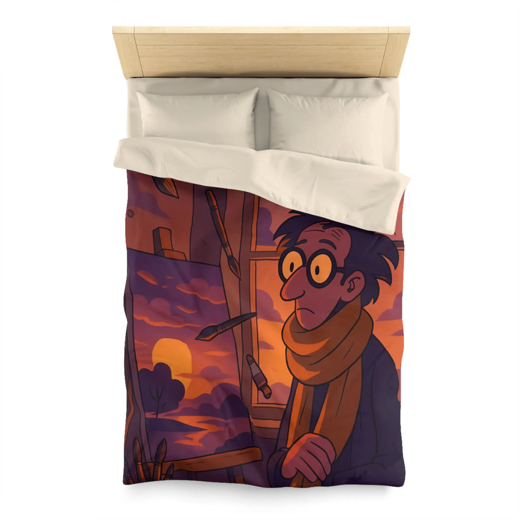 Housse de Couette Microfibre Création Artistique Moderne Design Exclusif Décoration Chambre