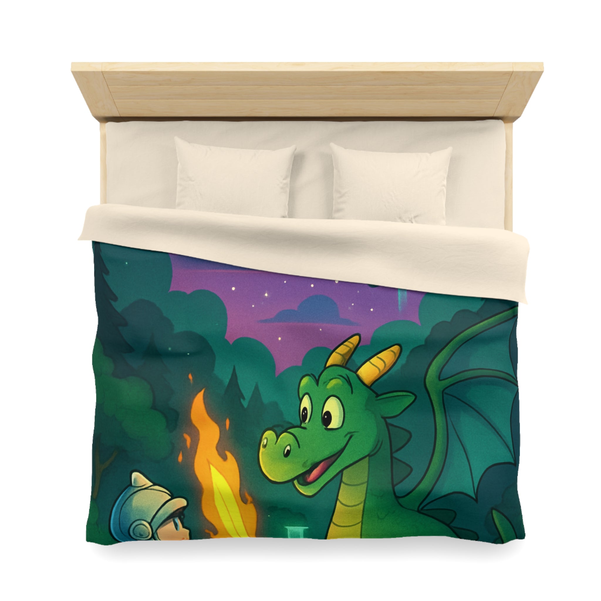 Housse de Couette Microfibre Motif Créatif Original Style Contemporain Chambre Élégante