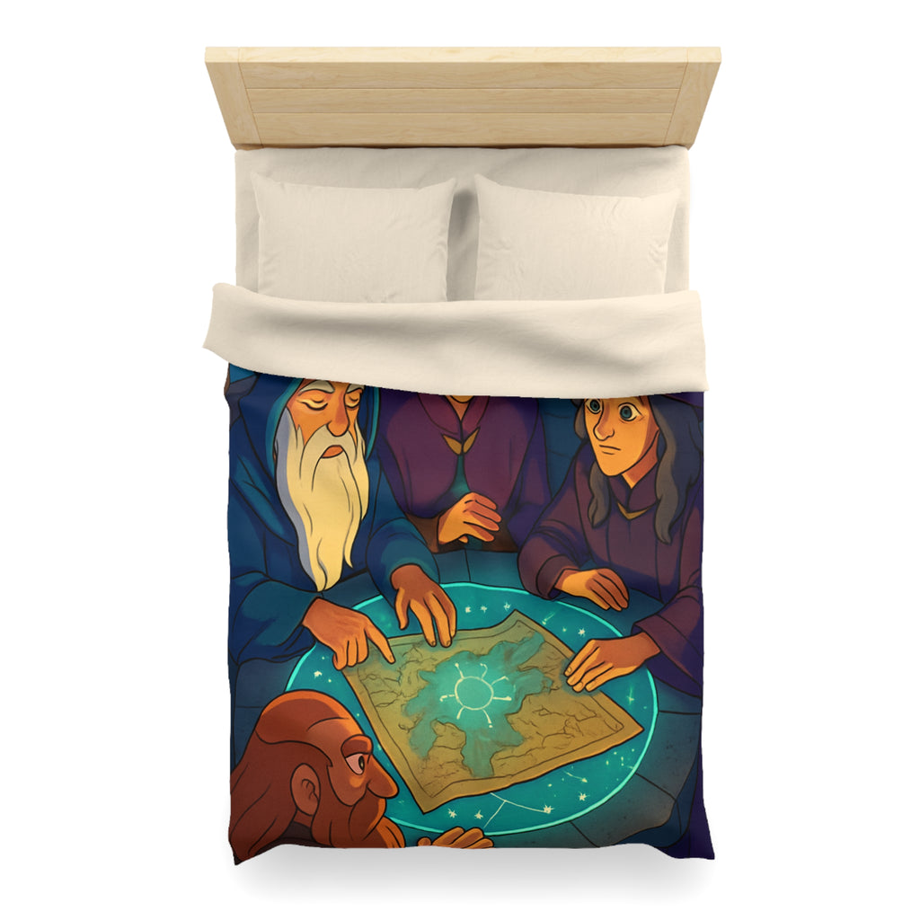 Housse de Couette Microfibre Création Artistique Moderne Design Exclusif Décoration Chambre