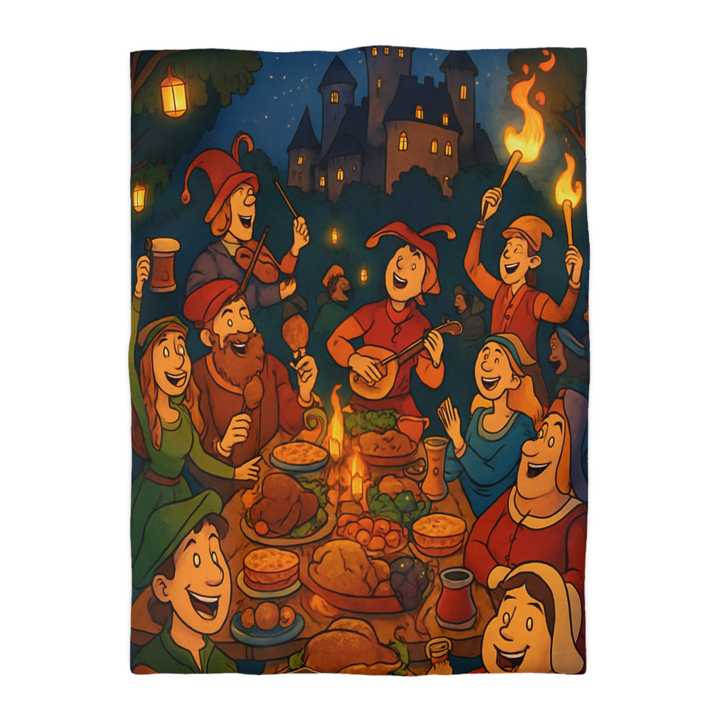 Housse de Couette Microfibre Design Artistique Moderne Décoration Chambre Confort Premium