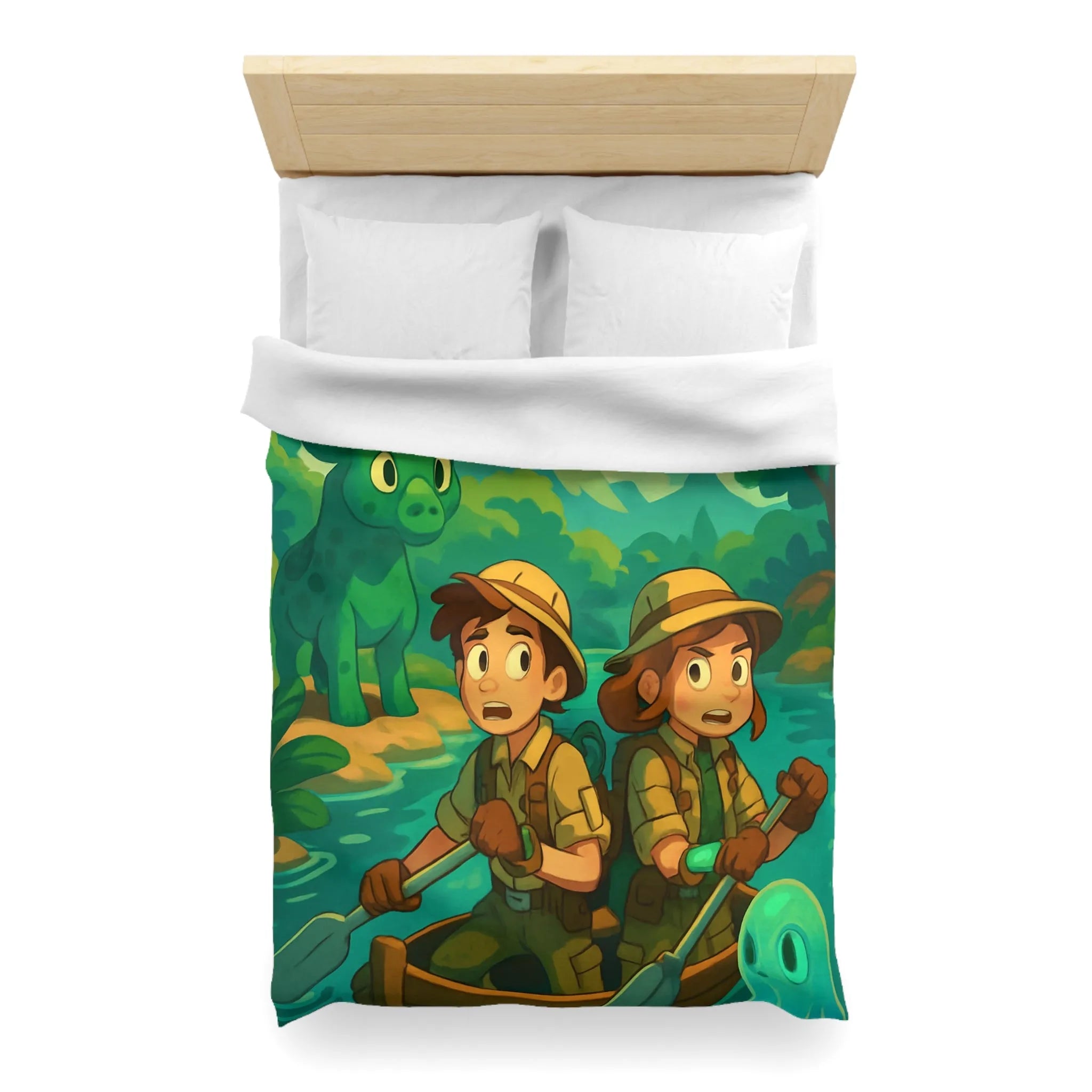 Exploration mystique en forêt tropicale avec créatures enchantées pour aventure fascinante de rêves