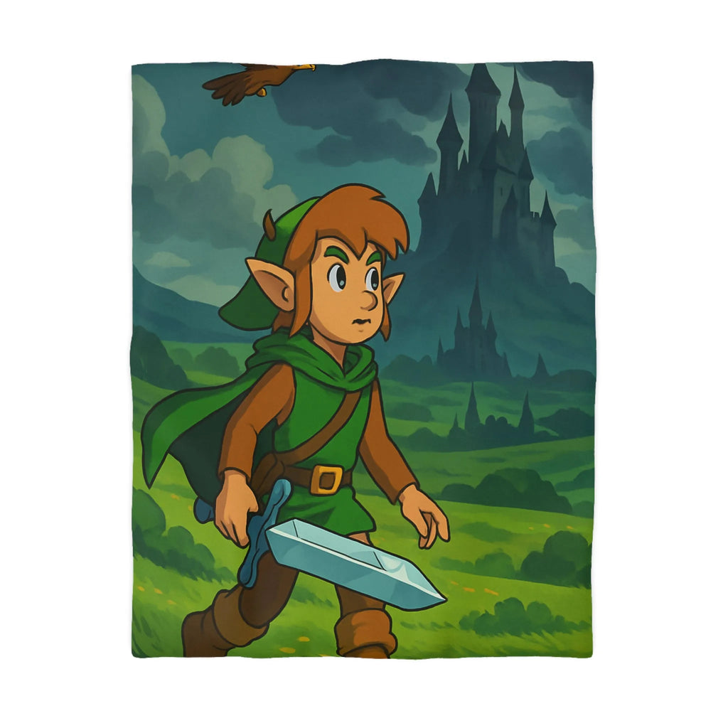 Housse de Couette Microfibre Art Graphique Contemporain Style Décoratif Chambre Tendance