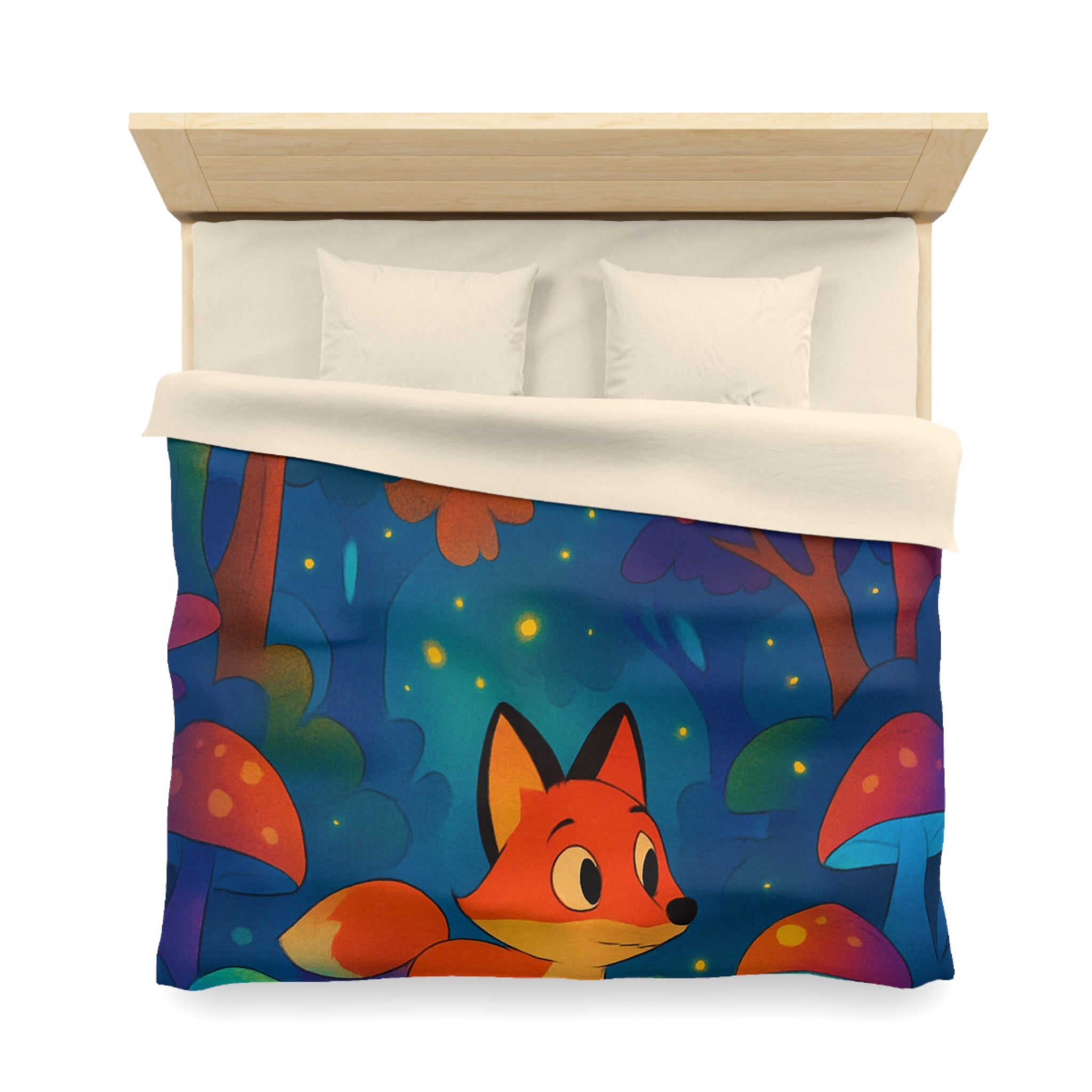 Housse de Couette Microfibre Design Artistique Moderne Décoration Chambre Confort Premium