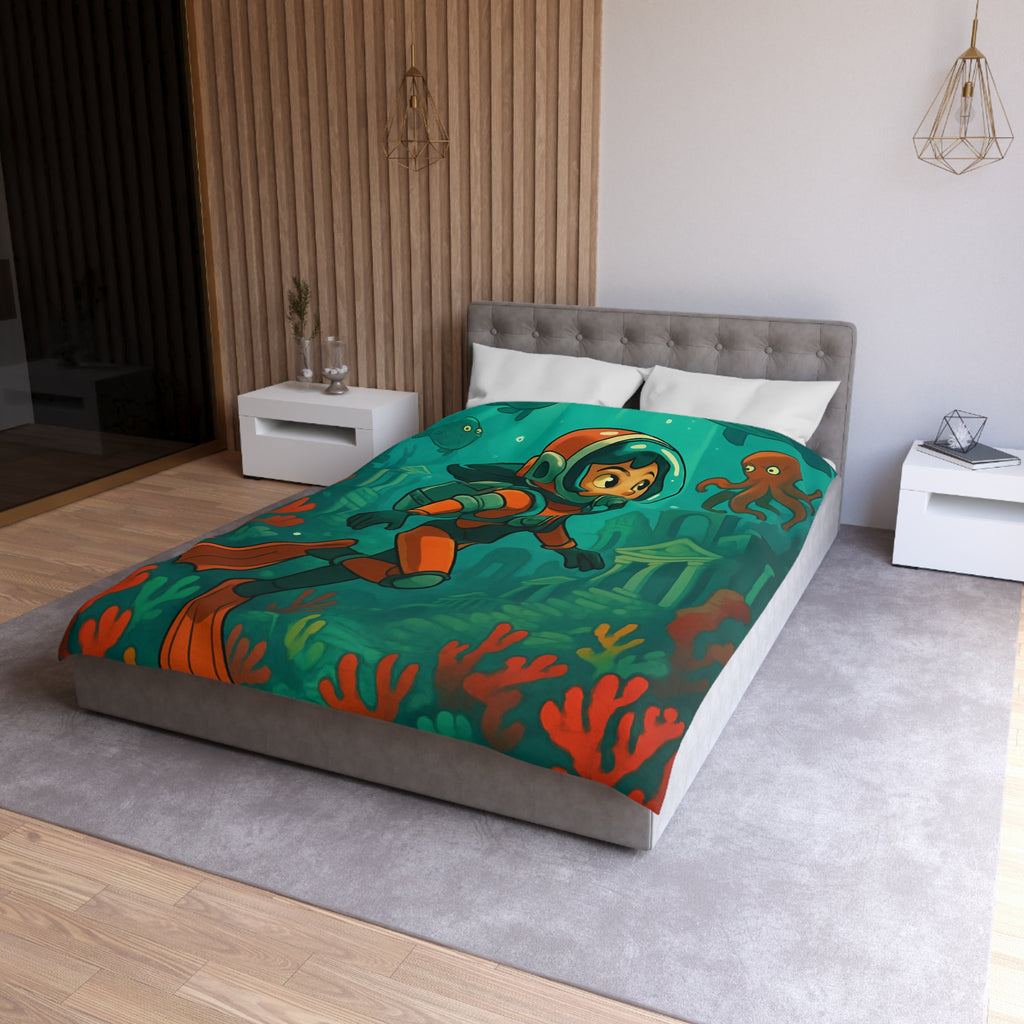 Housse de Couette Microfibre Création Artistique Moderne Design Exclusif Décoration Chambre