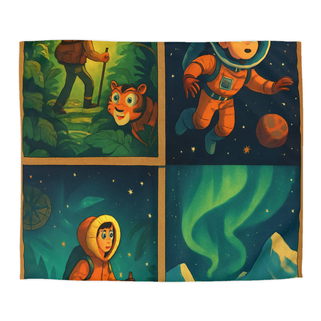 Housse de Couette Microfibre Création Artistique Moderne Design Exclusif Décoration Chambre