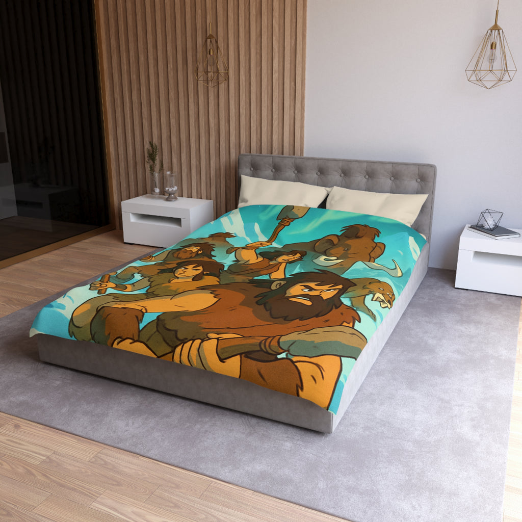 Housse de Couette Microfibre Design Artistique Moderne Décoration Chambre Confort Premium