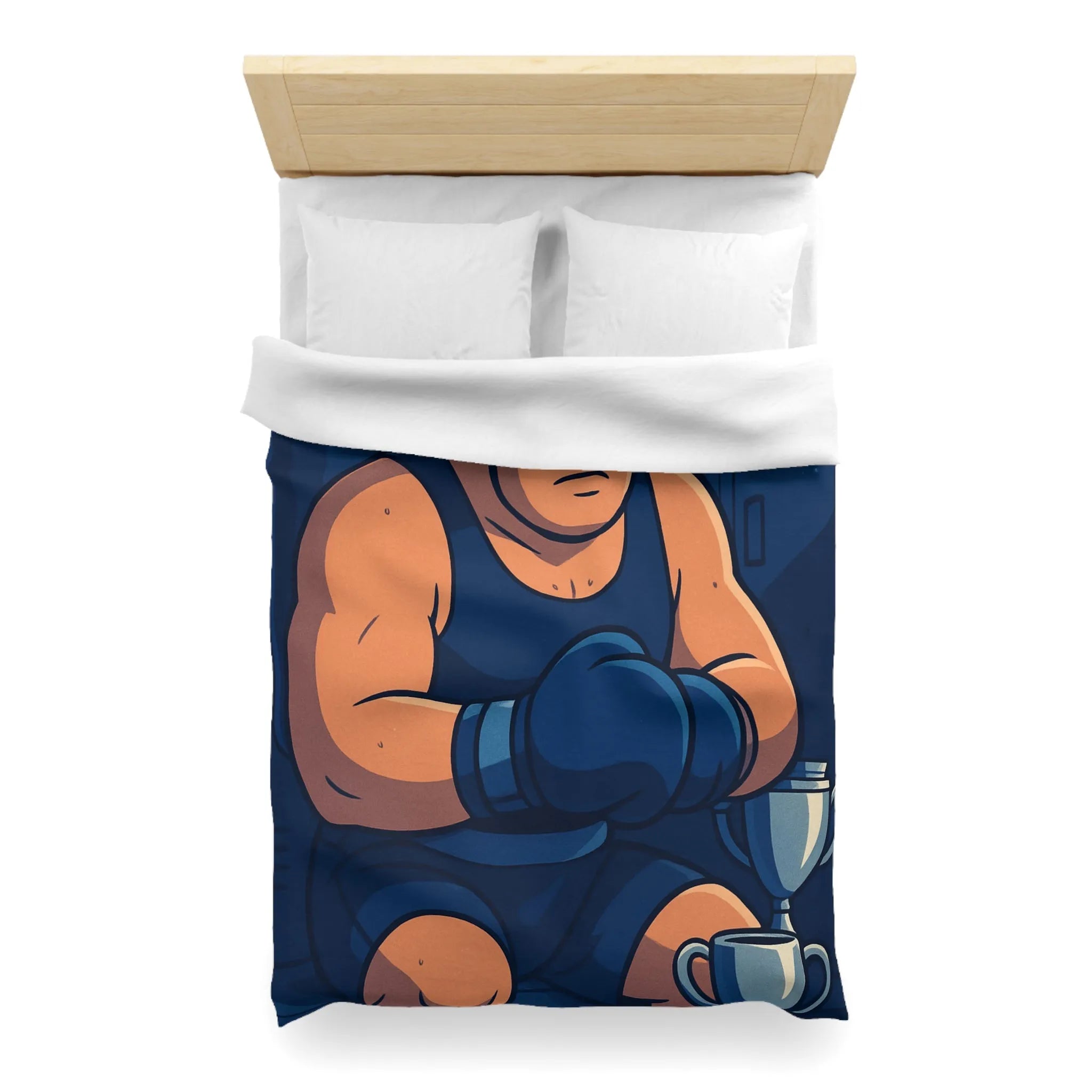 Housse de Couette Microfibre Art Graphique Contemporain Style Décoratif Chambre Tendance