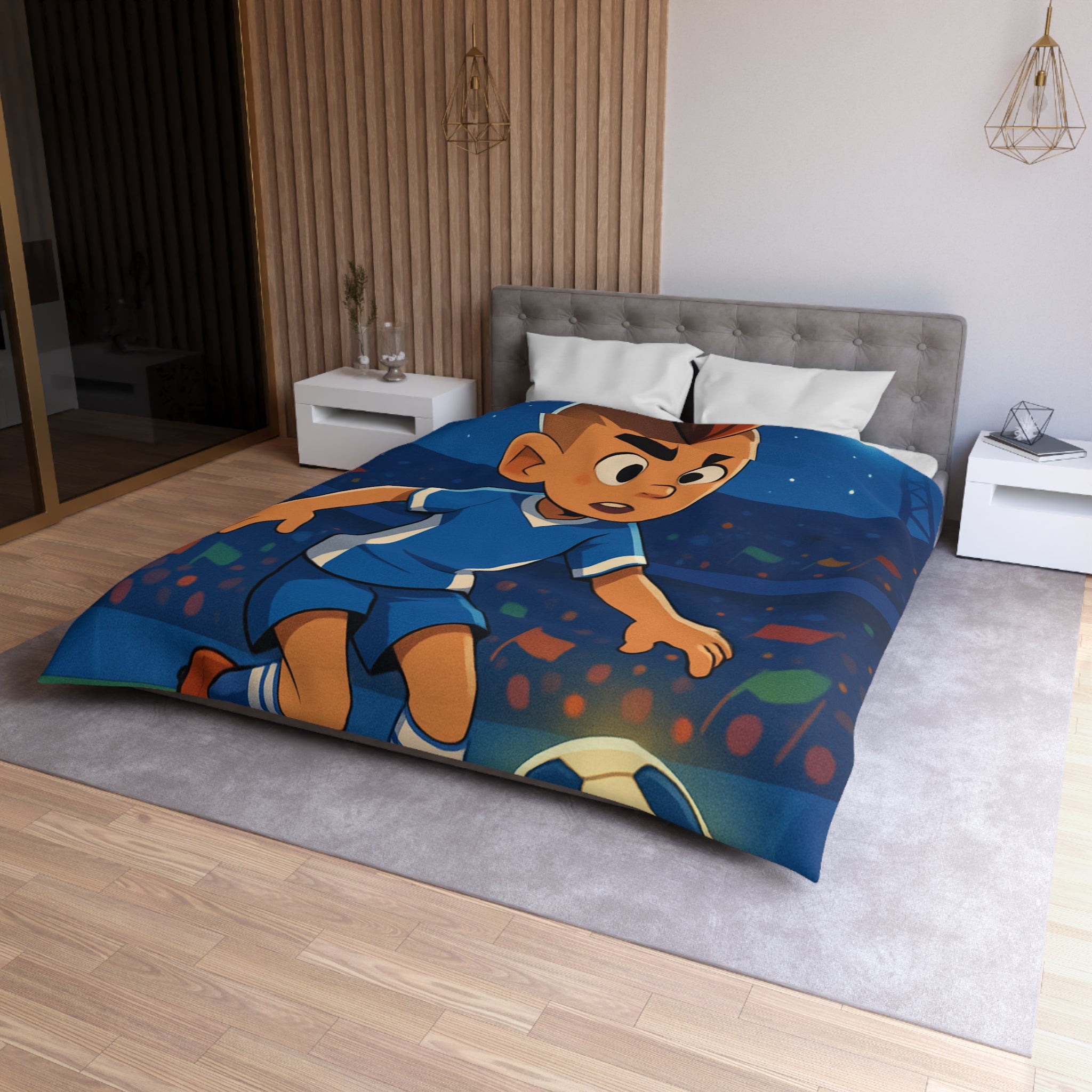 Housse de Couette Microfibre Création Artistique Moderne Design Exclusif Décoration Chambre