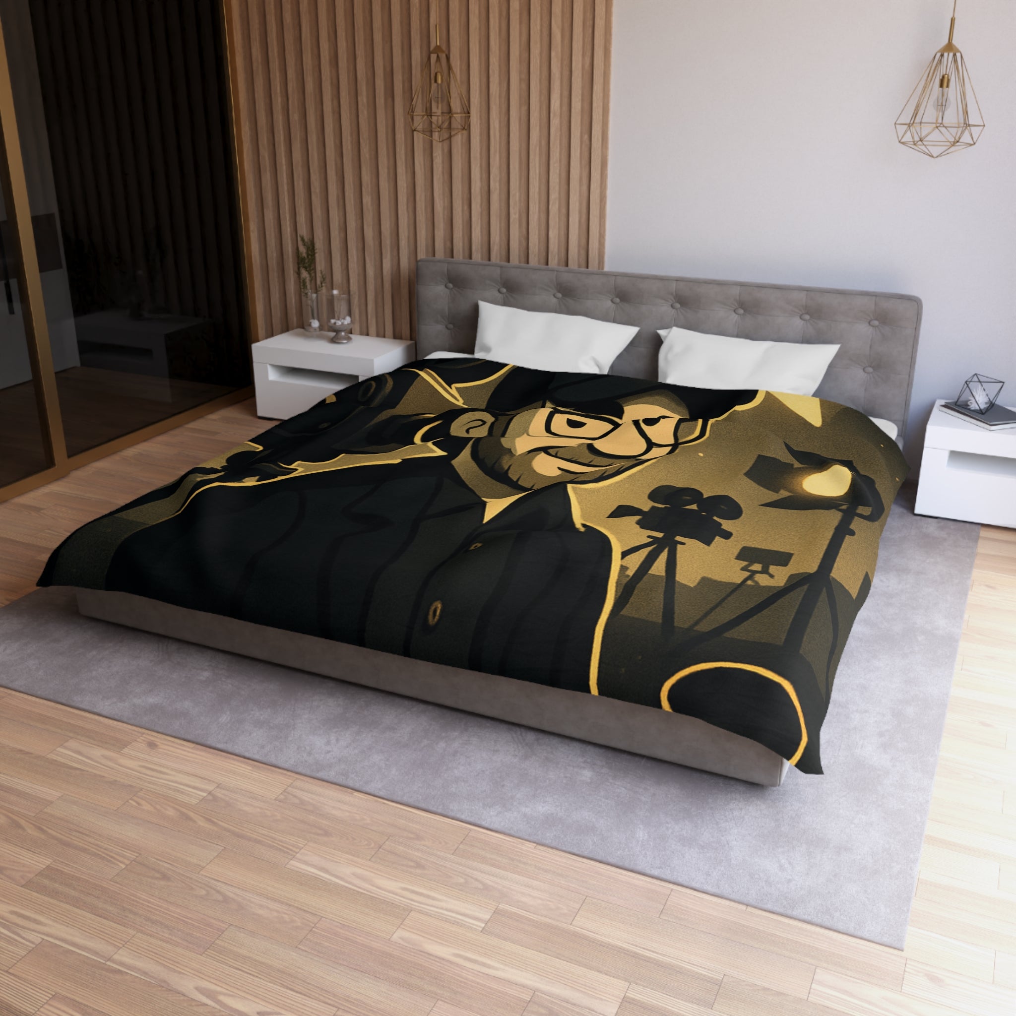 Housse de Couette Microfibre Création Artistique Moderne Design Exclusif Décoration Chambre