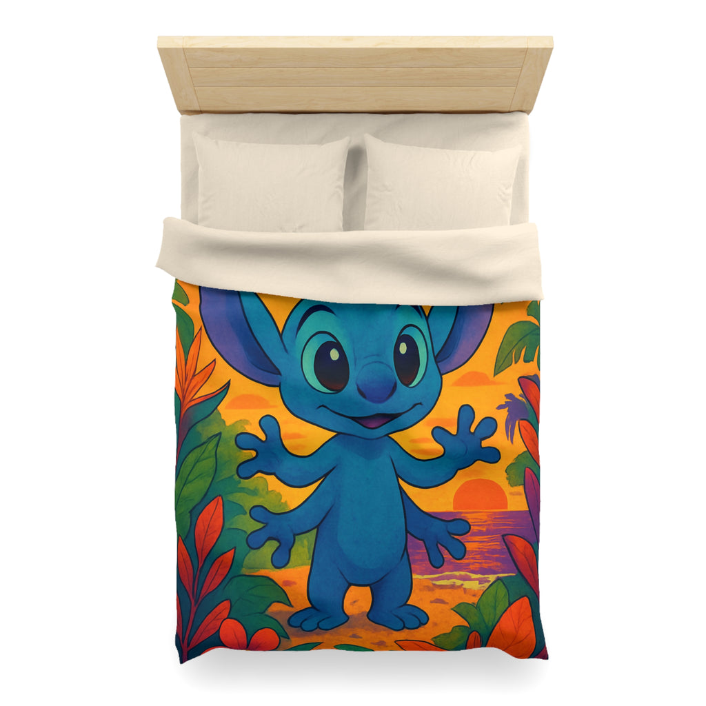 Housse de Couette Microfibre Design Artistique Moderne Décoration Chambre Confort Premium