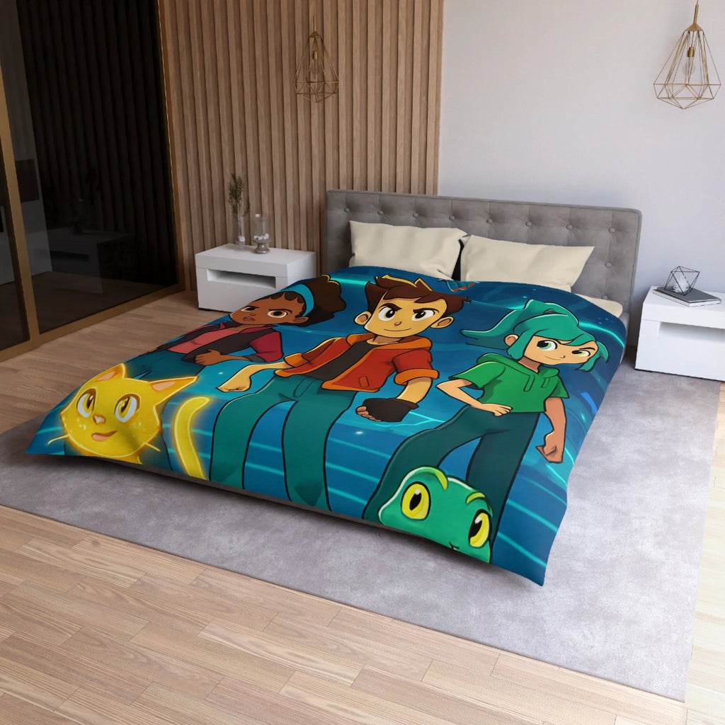 Housse de Couette Microfibre Création Artistique Moderne Design Exclusif Décoration Chambre