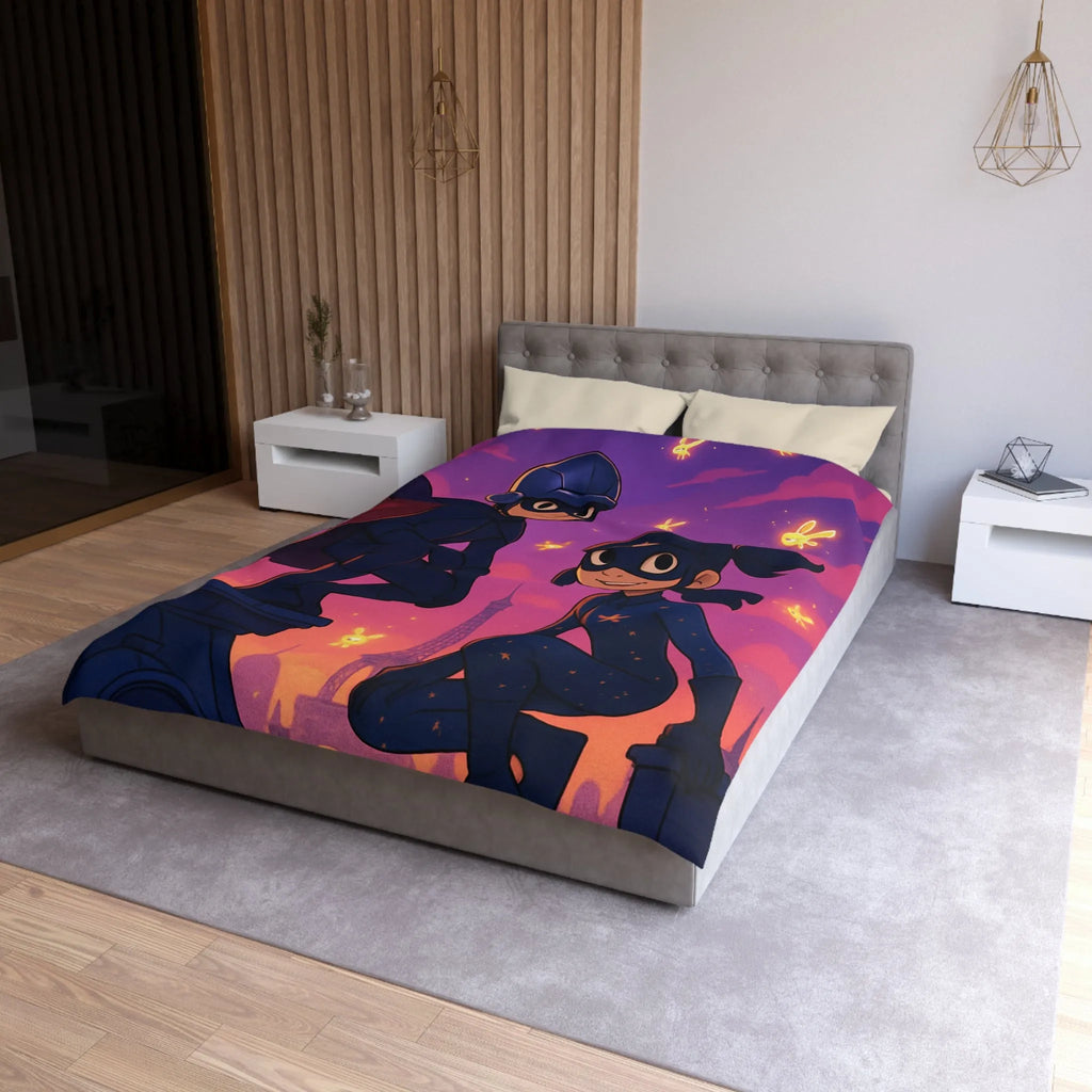 Housse de Couette Microfibre Création Artistique Moderne Design Exclusif Décoration Chambre