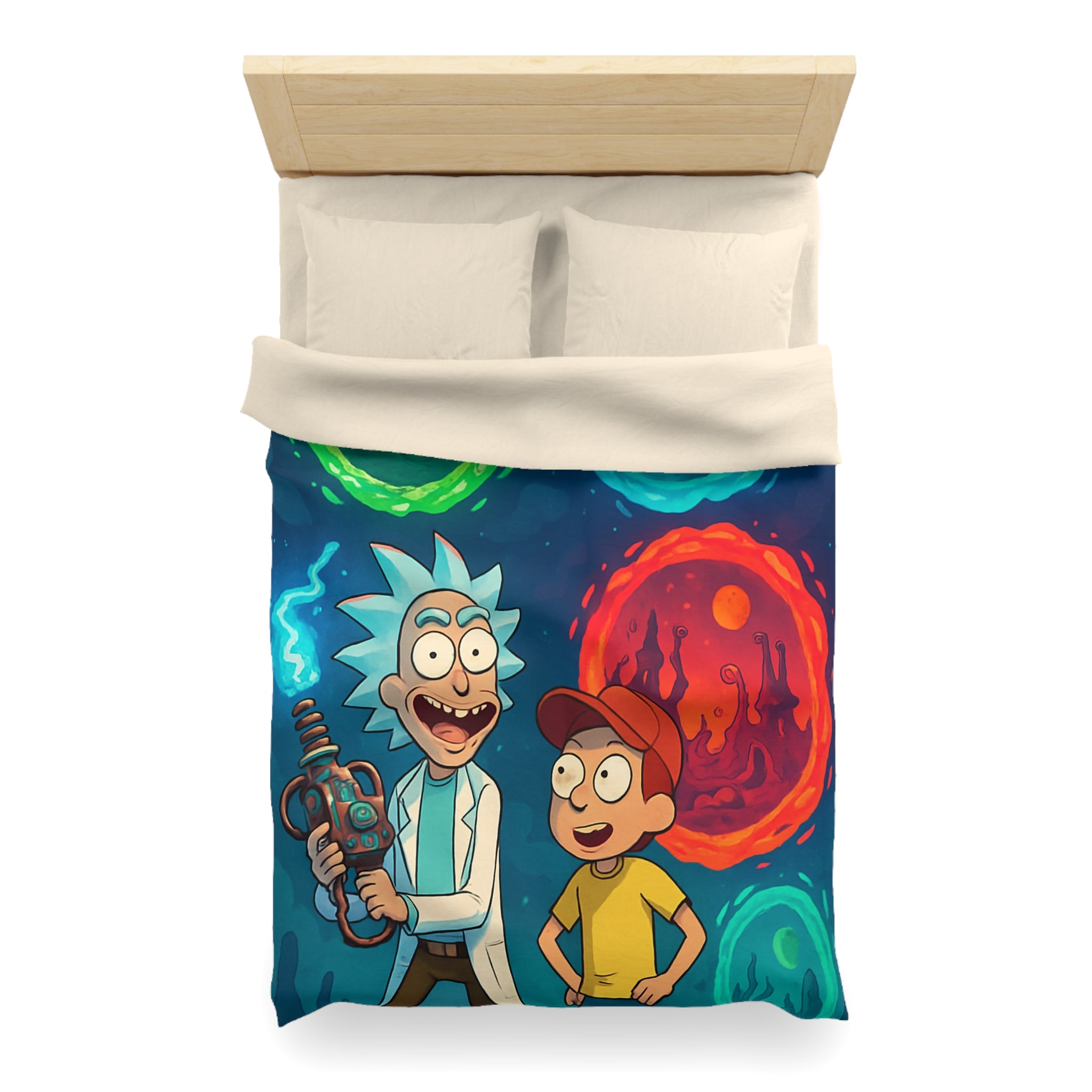 Housse de Couette Microfibre Création Artistique Moderne Design Exclusif Décoration Chambre