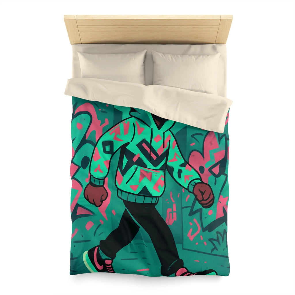 Housse de Couette Microfibre Création Artistique Moderne Design Exclusif Décoration Chambre