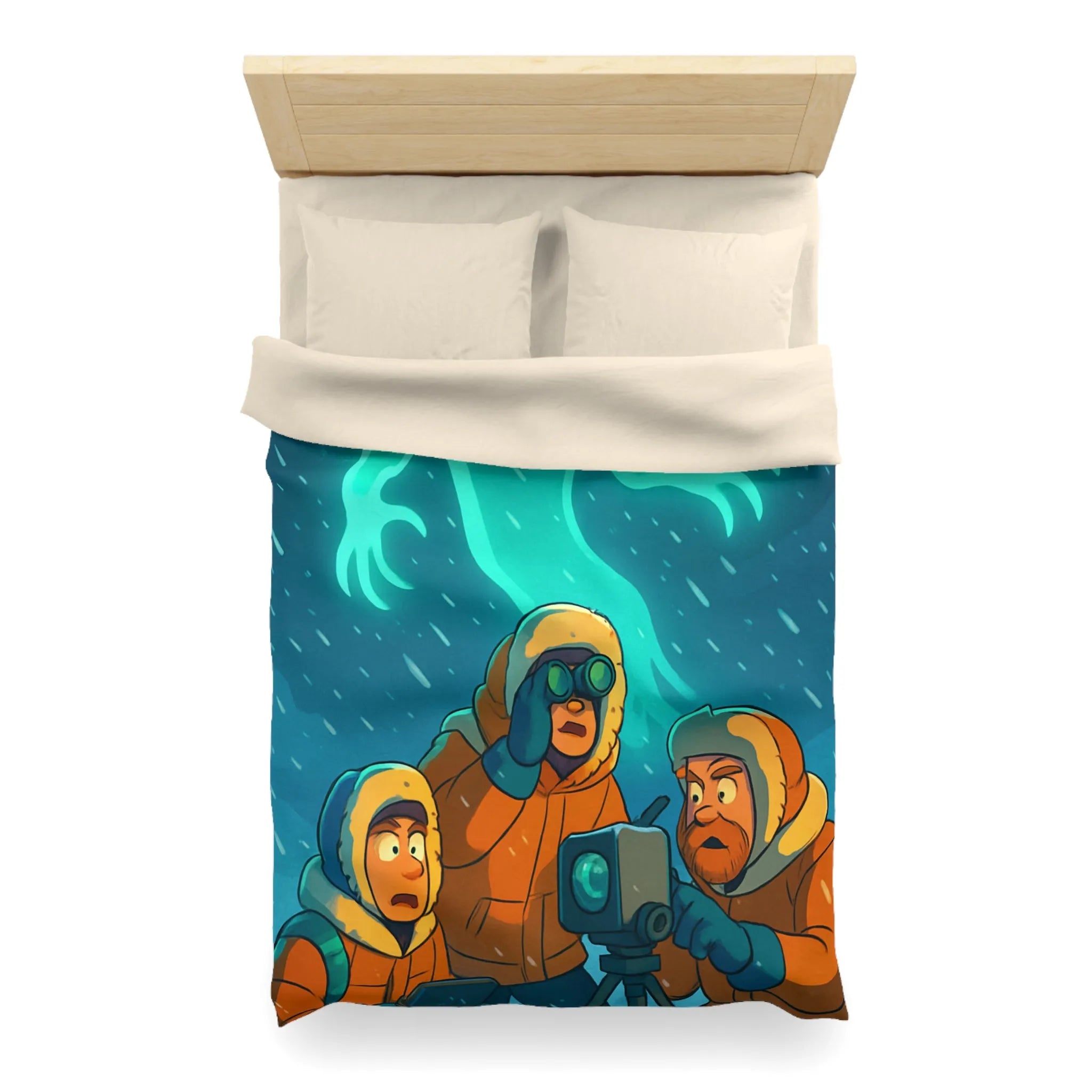 Explorez l'aventure arctique avec trois explorateurs et un mystérieux fantôme lumineux