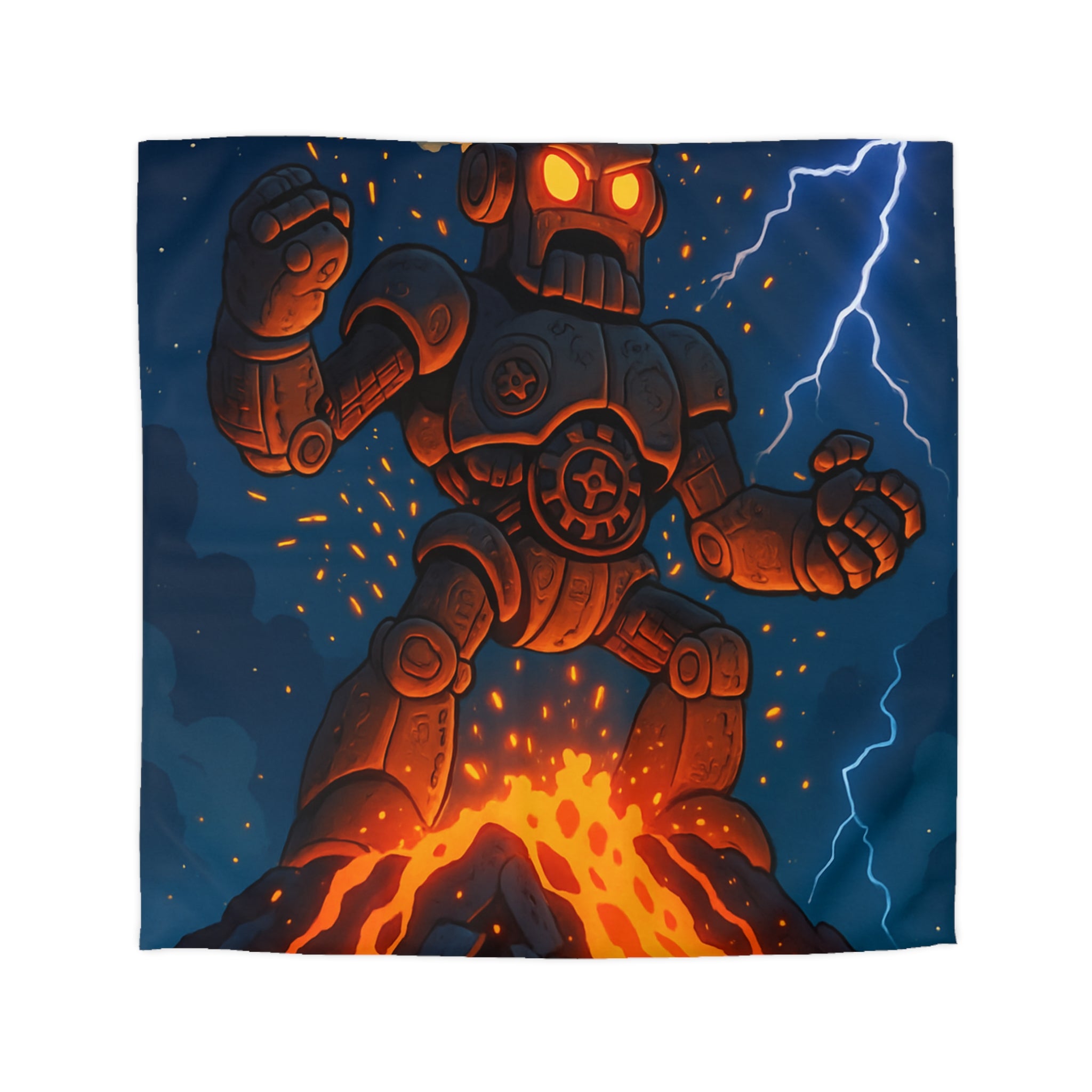 Housse de Couette Microfibre Design Artistique Moderne Décoration Chambre Confort Premium