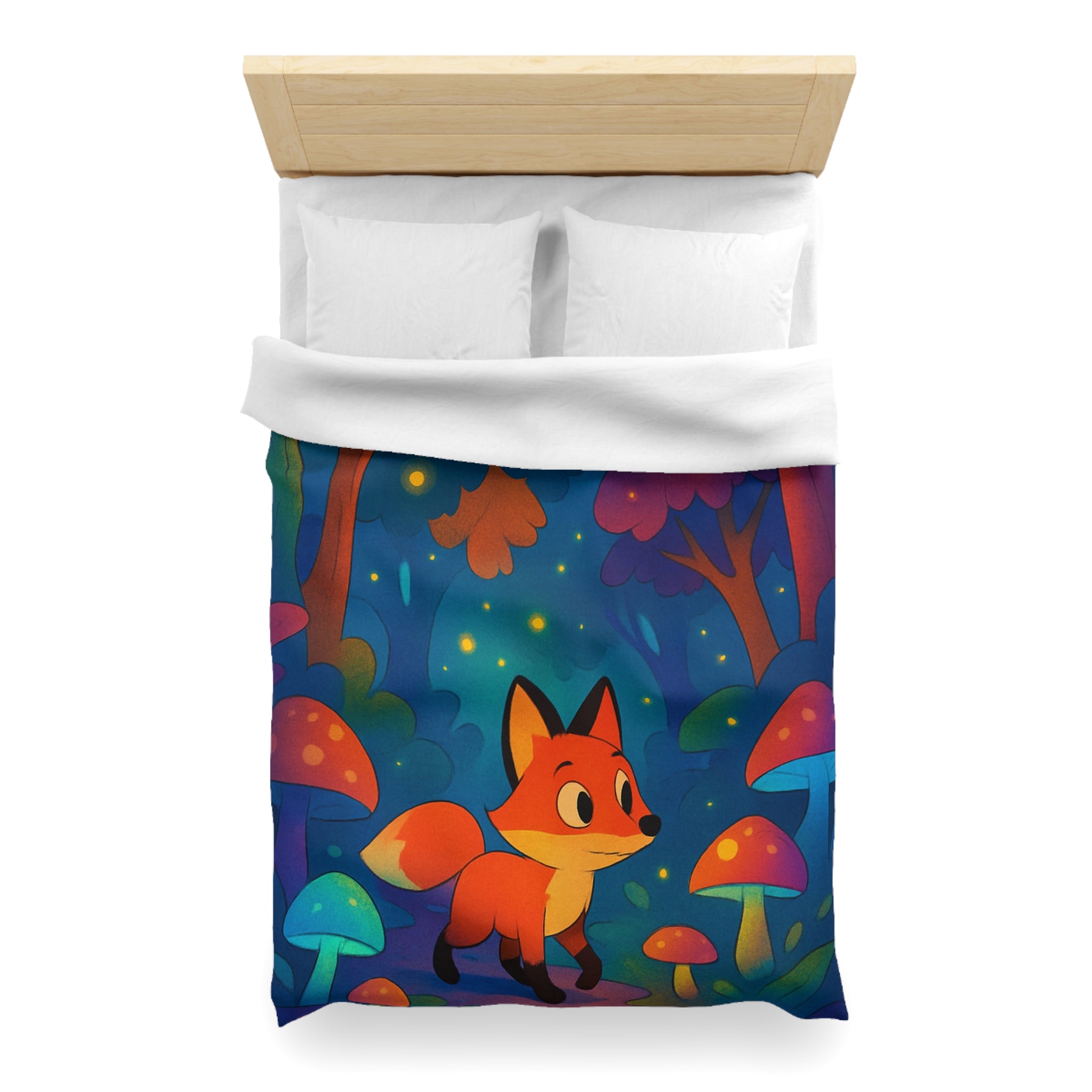 Housse de Couette Microfibre Design Artistique Moderne Décoration Chambre Confort Premium