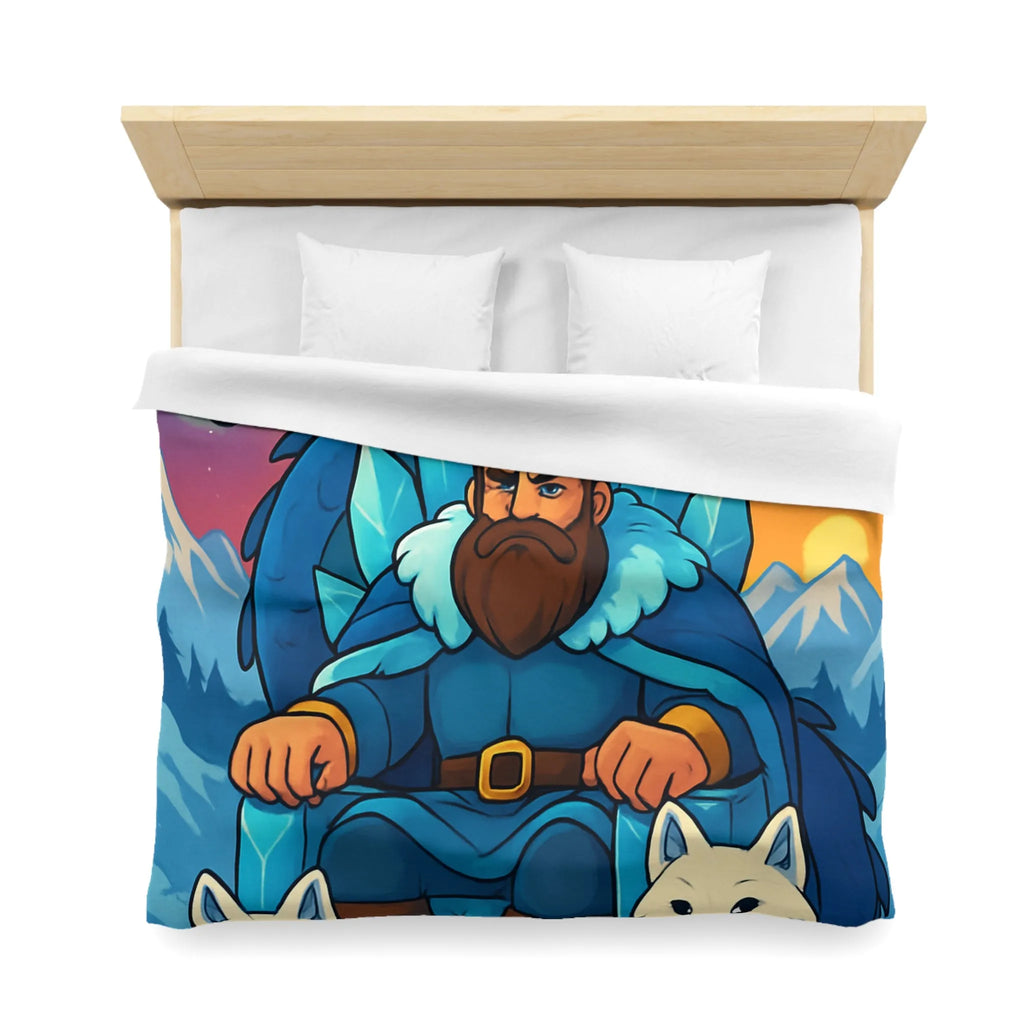 Housse de Couette Microfibre Art Graphique Contemporain Style Décoratif Chambre Tendance