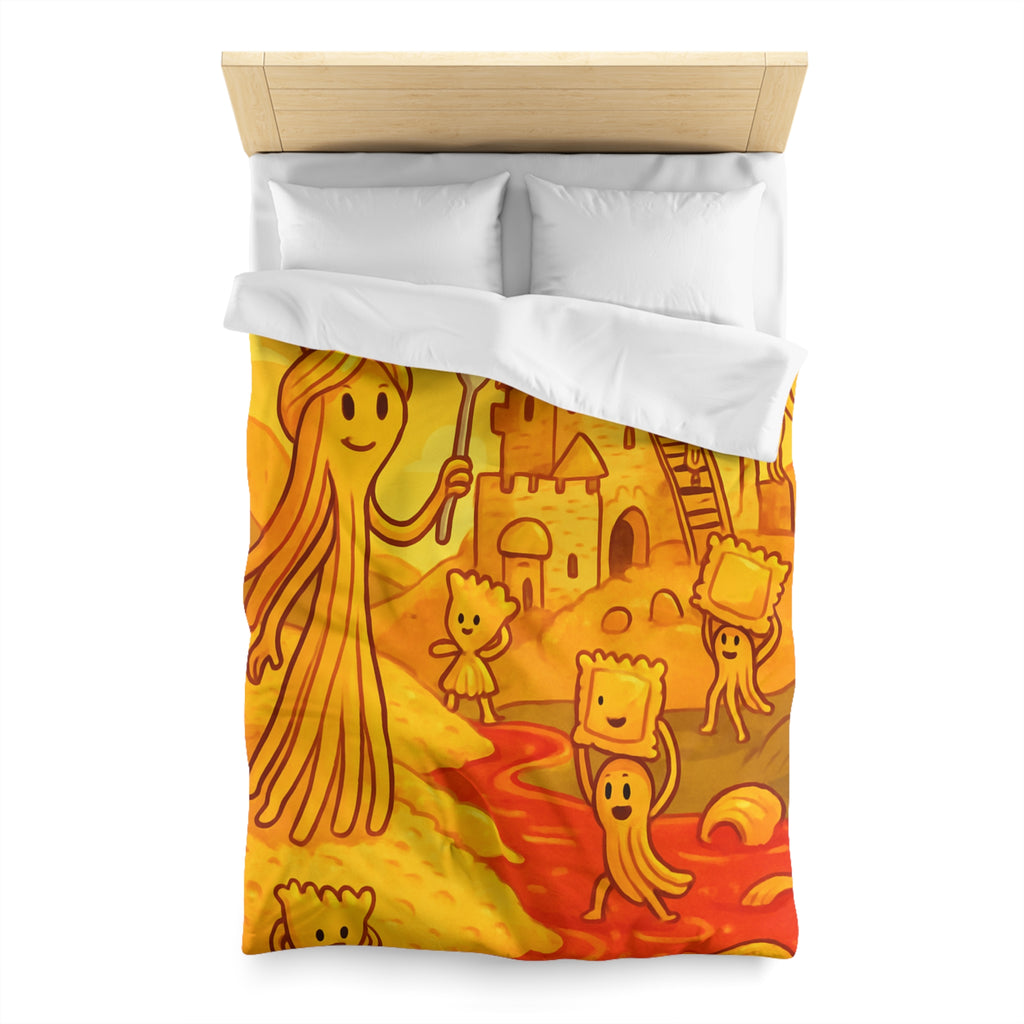 Housse de Couette Microfibre Motif Créatif Original Style Contemporain Chambre Élégante