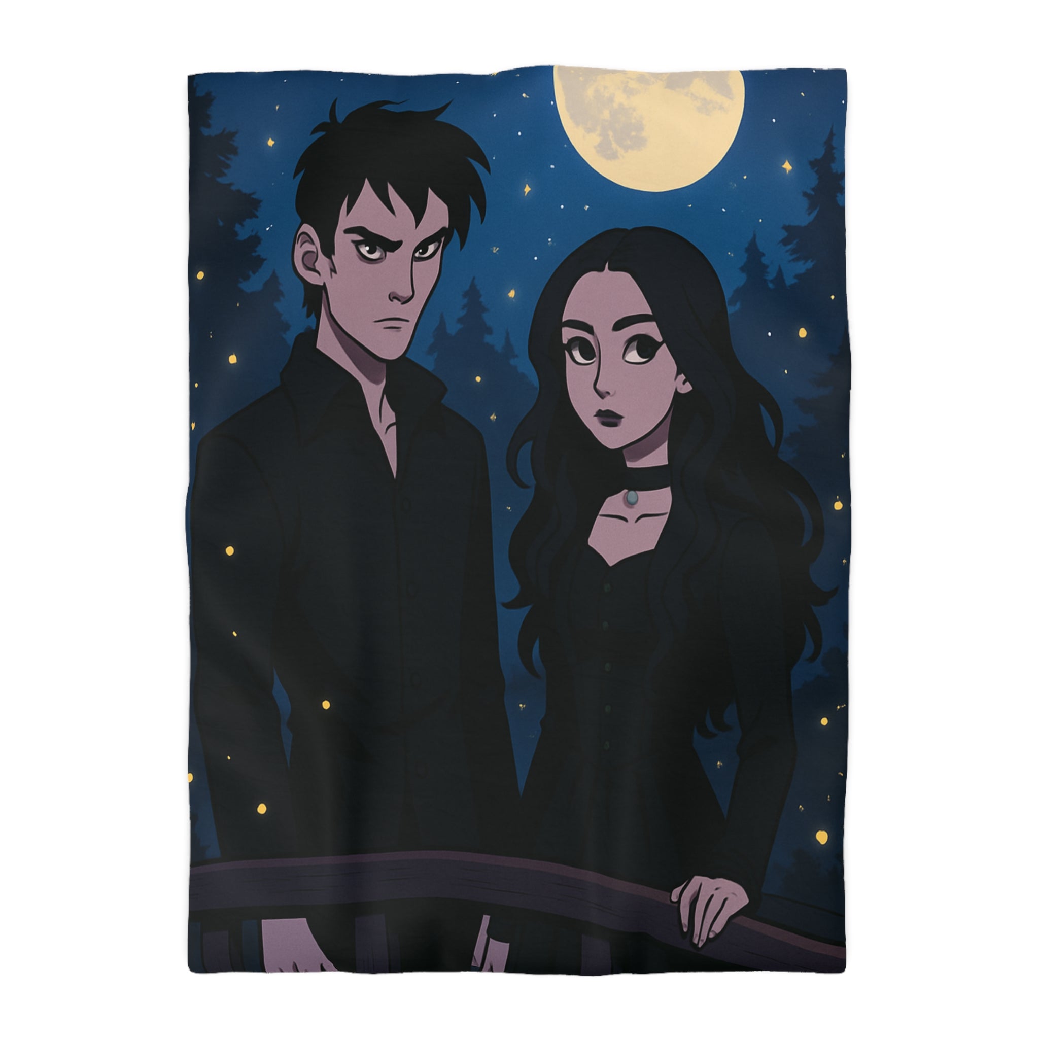 Housse de Couette Microfibre Design Artistique Moderne Décoration Chambre Confort Premium