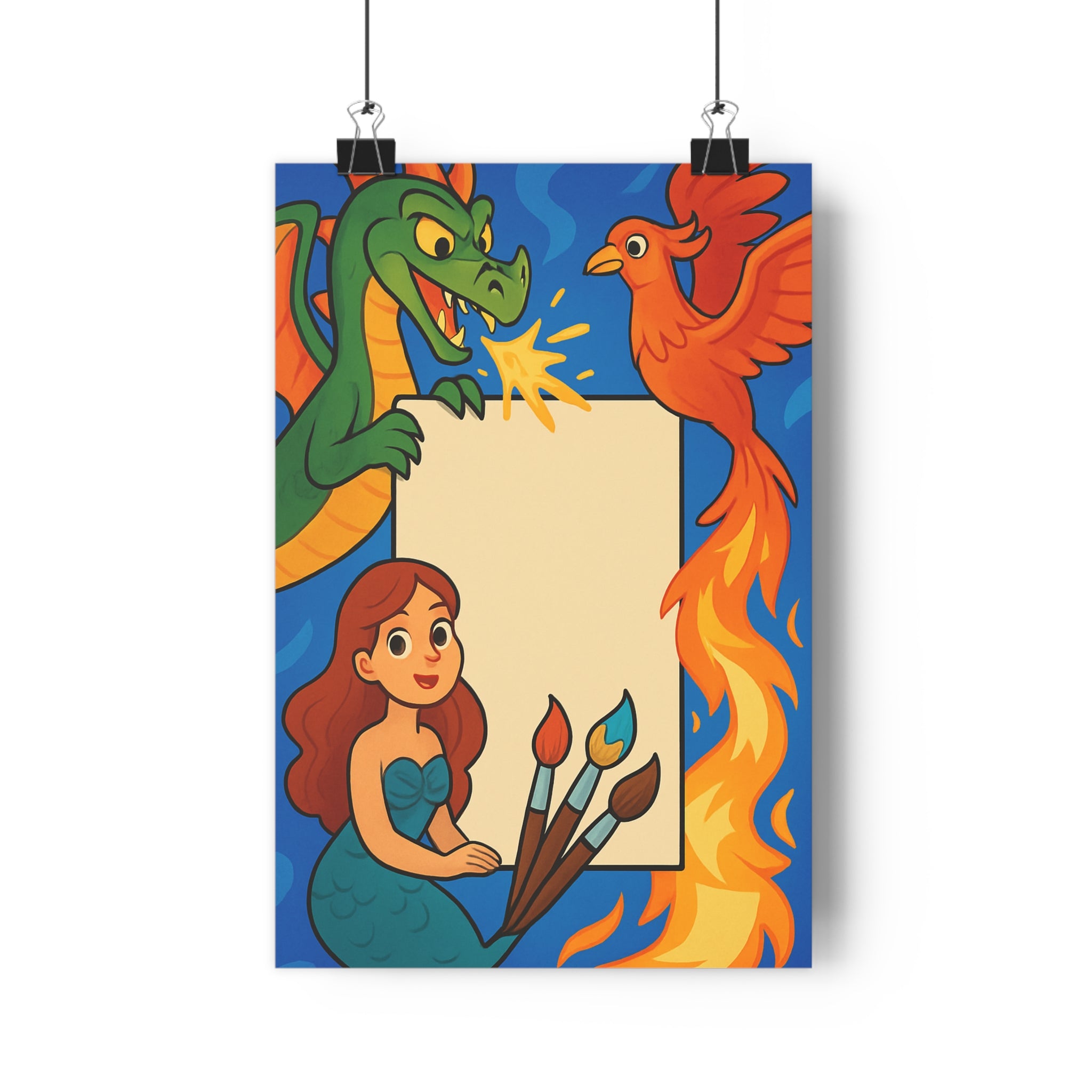 Poster décoratif artistique vibrant univers magique moderne joyeux salon bureau mural captivant élégant harmonieux