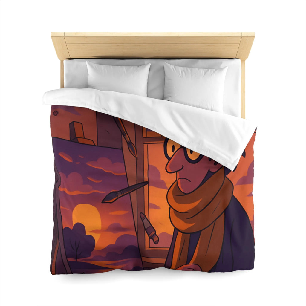 Housse de Couette Microfibre Création Artistique Moderne Design Exclusif Décoration Chambre