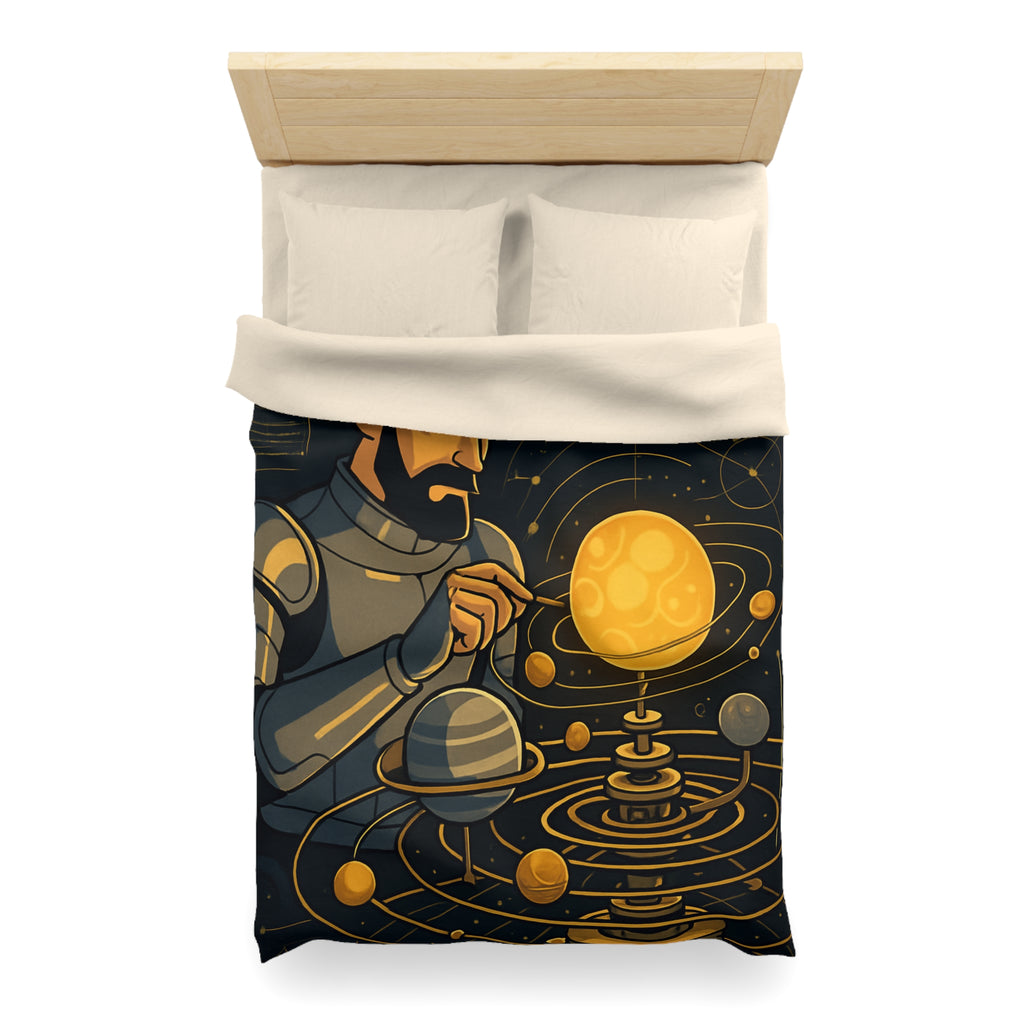 Housse de Couette Microfibre Illustration Unique Design Moderne Décoration Intérieure Raffinée