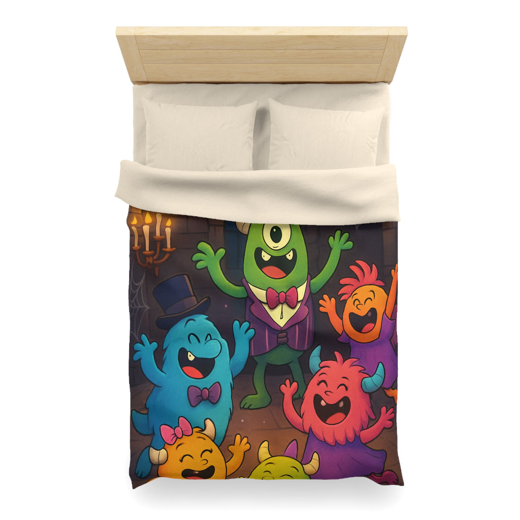 Housse de Couette Microfibre Design Artistique Moderne Décoration Chambre Confort Premium